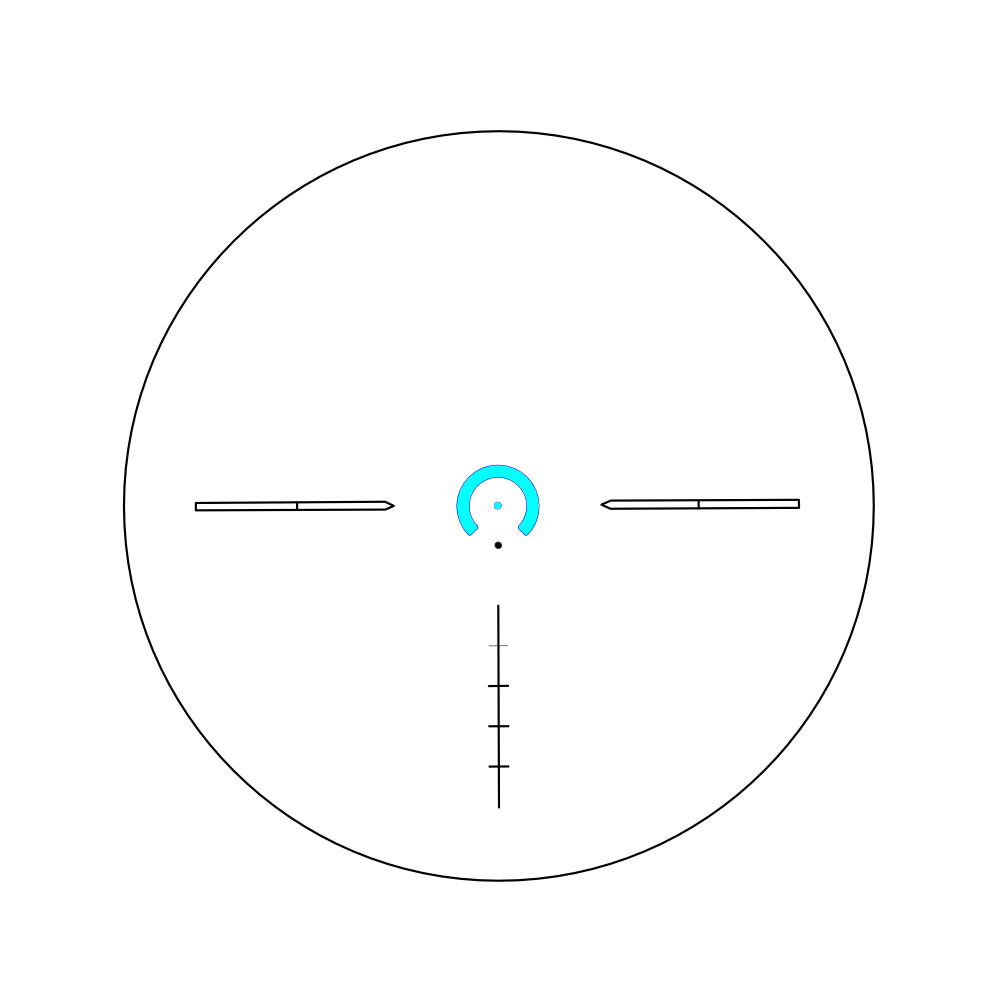 картинка Прицел оптический Veber Wolf II 1-10х26 GB FD Загонник от магазина Ultra-mart