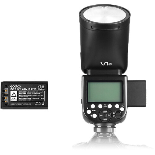 картинка Вспышка накамерная с круглой головкой Godox V1S для Sony   арт.27229 от магазина Ultra-mart