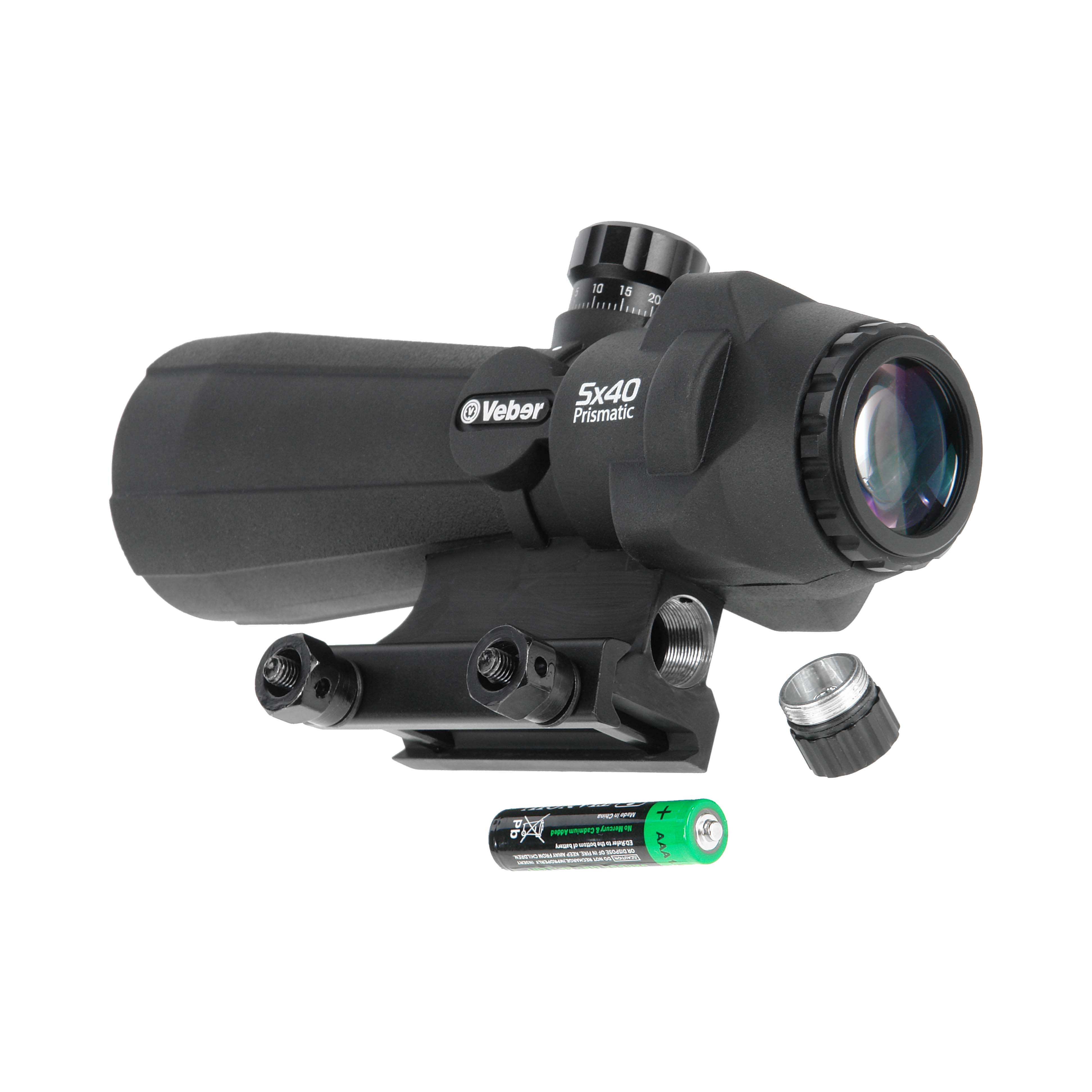 картинка Прицел оптический Veber Wolf Prismatic 5х40 RGB от магазина Ultra-mart