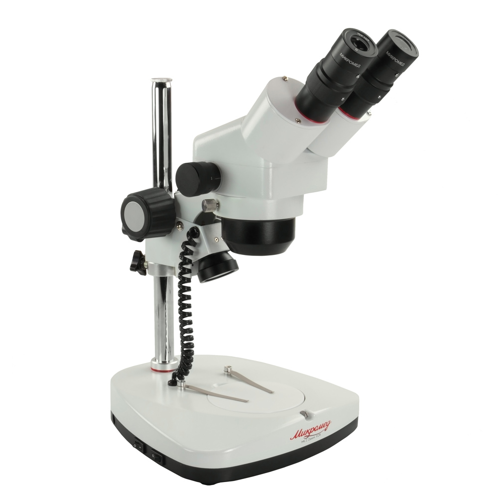картинка Микроскоп стерео МС-2-ZOOM вар.1CR,  арт.10563 , лабораторный от магазина Ultra-mart