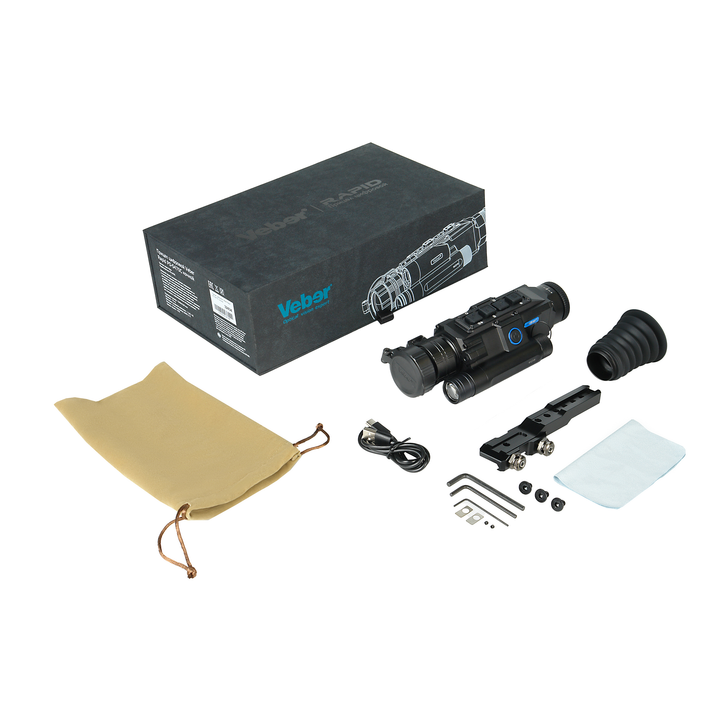 картинка Прицел цифровой Veber Rapid PD-S470C ночной 4K,  арт.32434 от магазина Ultra-mart