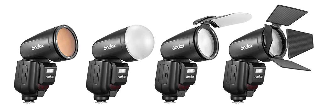 картинка Вспышка накамерная с круглой головкой Godox V1Pro N TTL для Nikon, арт. 31644 от магазина Ultra-mart
