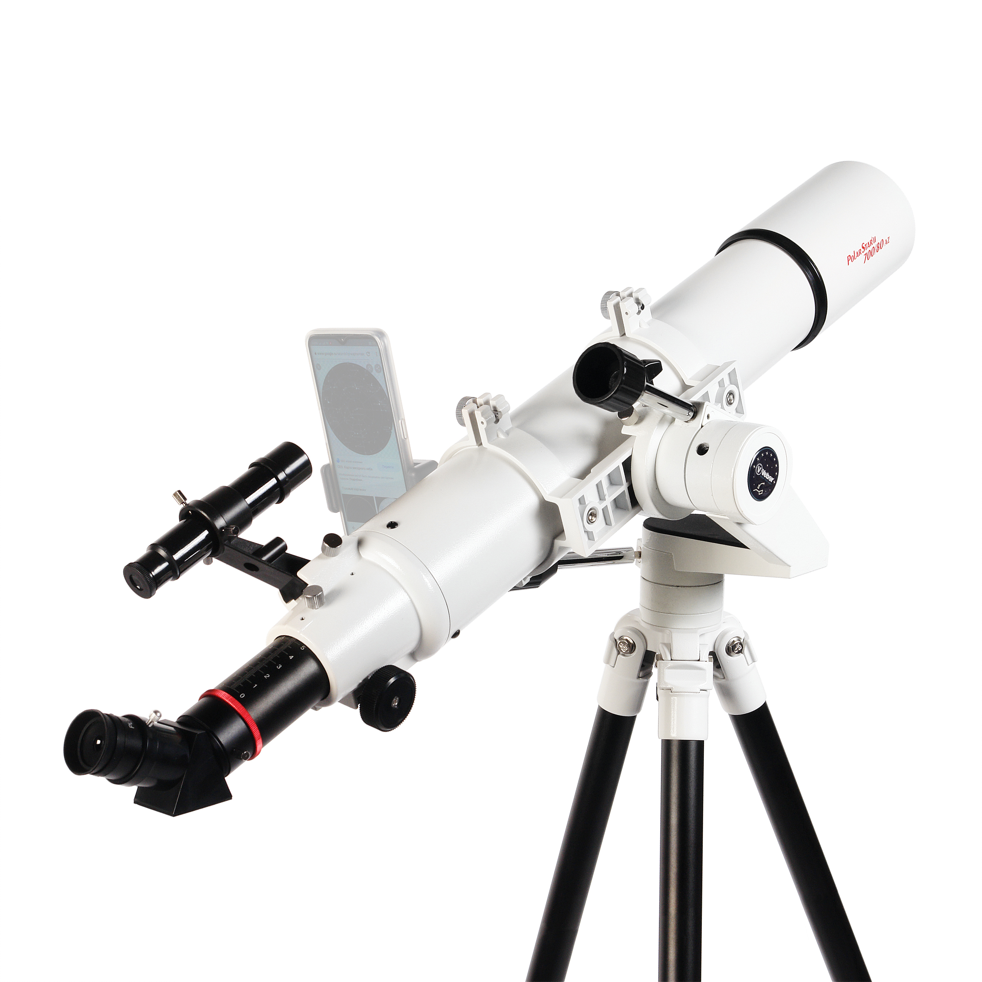 картинка Телескоп Veber PolarStar II 700/80AZ рефрактор от магазина Ultra-mart
