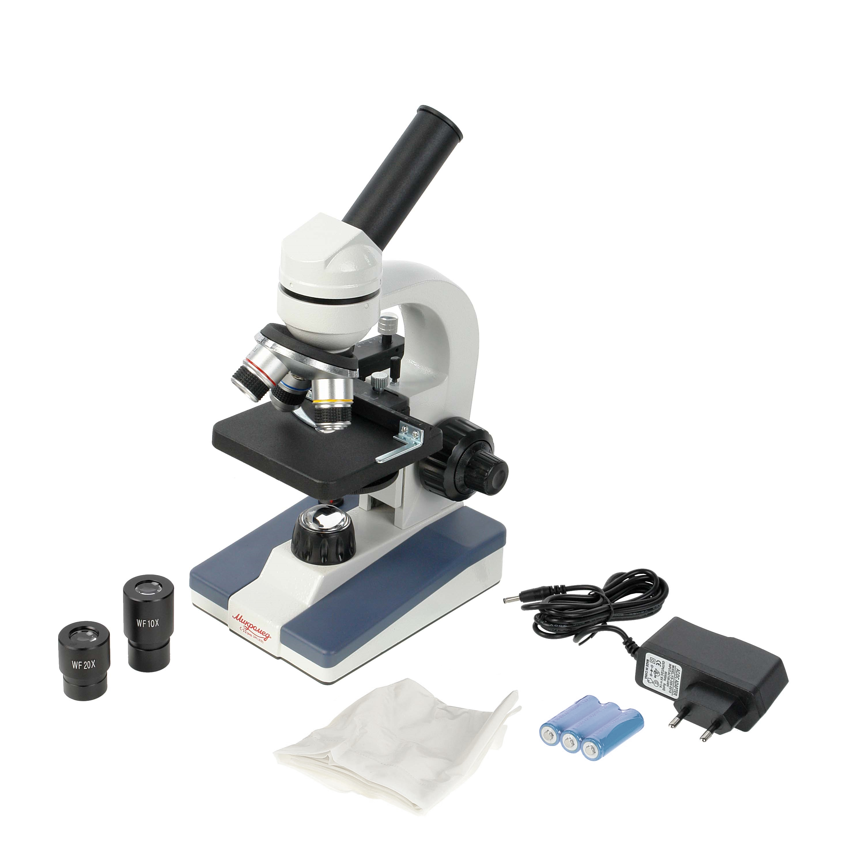 картинка Микроскоп биологический Микромед С-11 (вар. 1М LED), арт. 30232 от магазина Ultra-mart