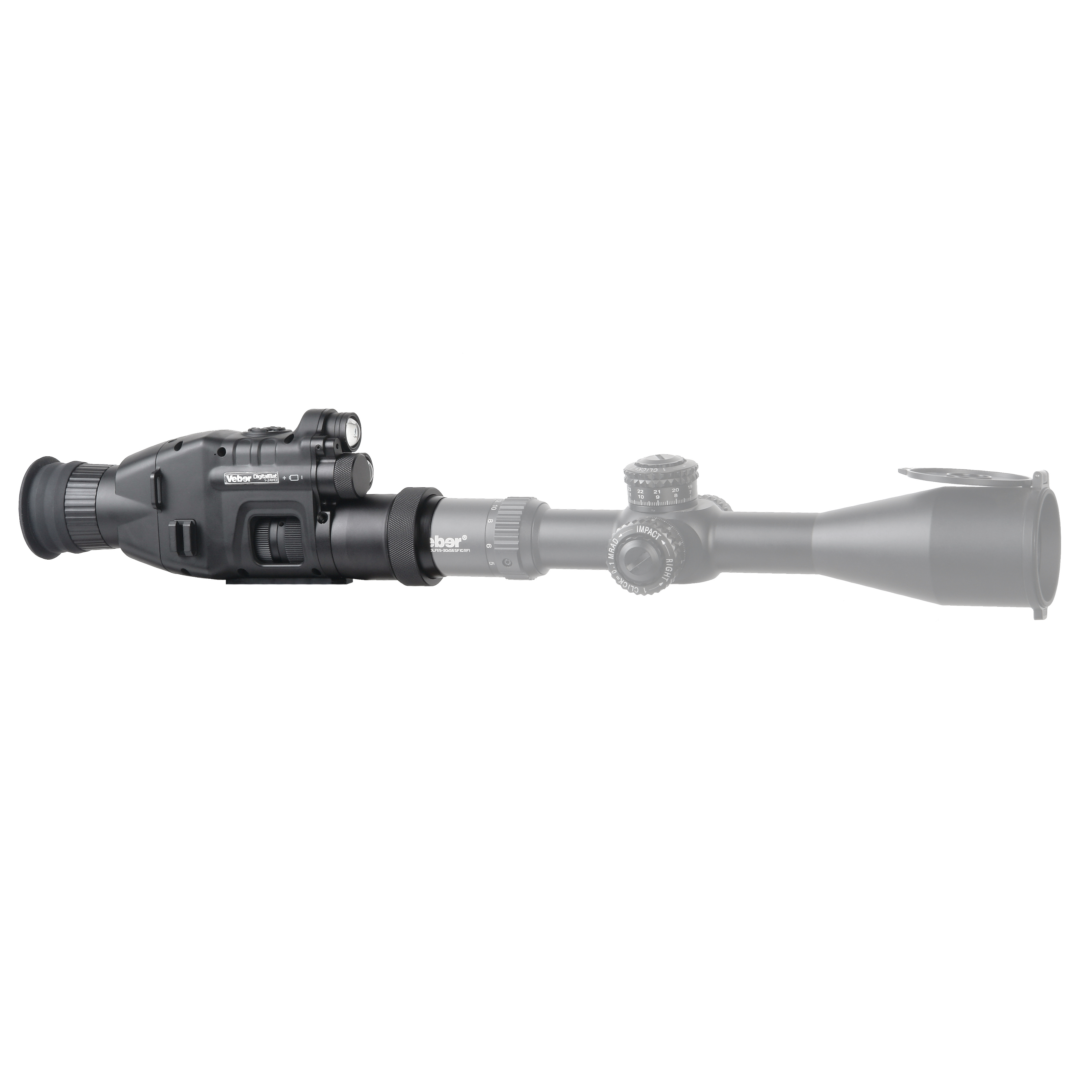 картинка Прицел цифровой Veber DigitalBat 1-24HD многофункциональный арт. 28278 от магазина Ultra-mart