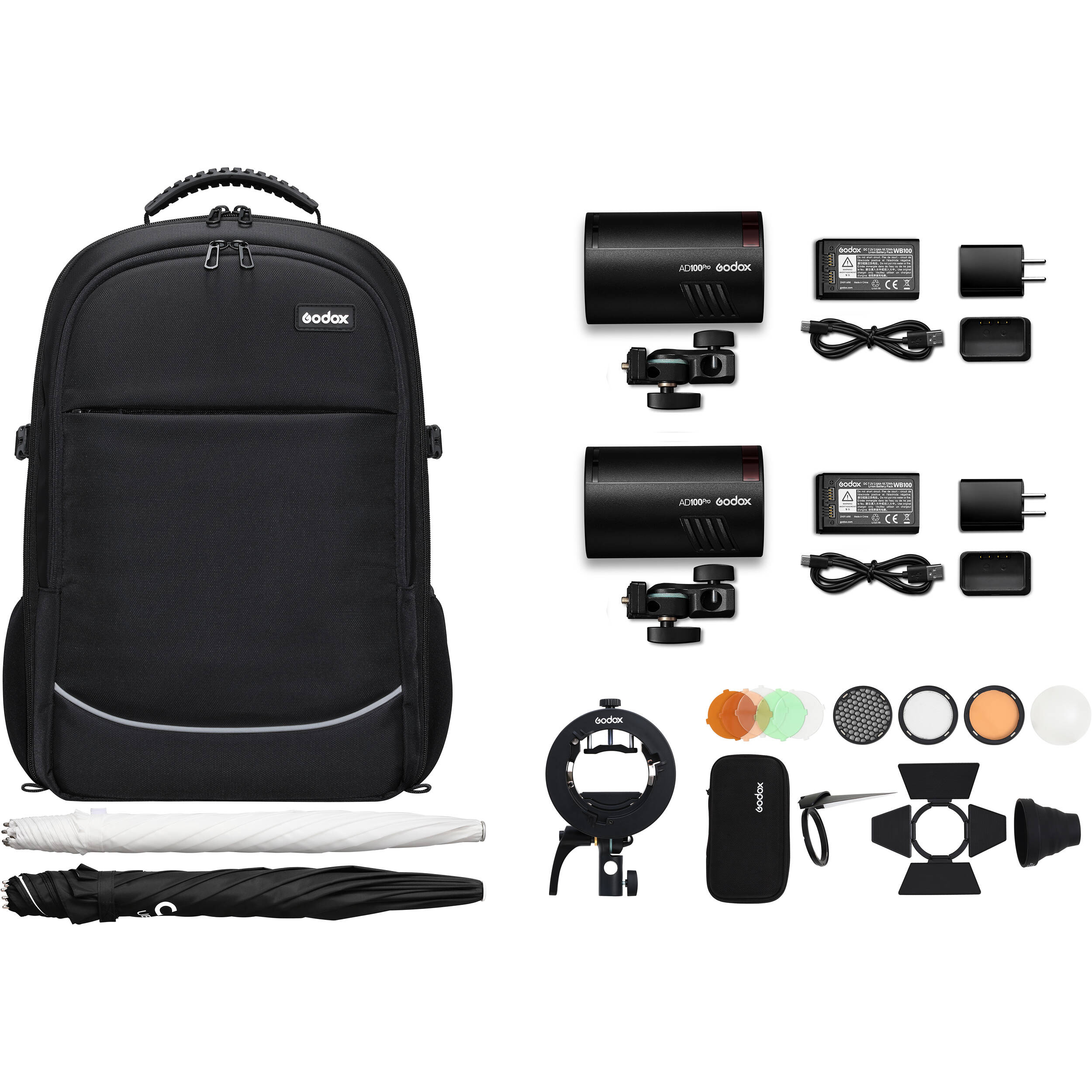 картинка Комплект студийного оборудования Godox AD100Pro Dual KIT от магазина Ultra-mart