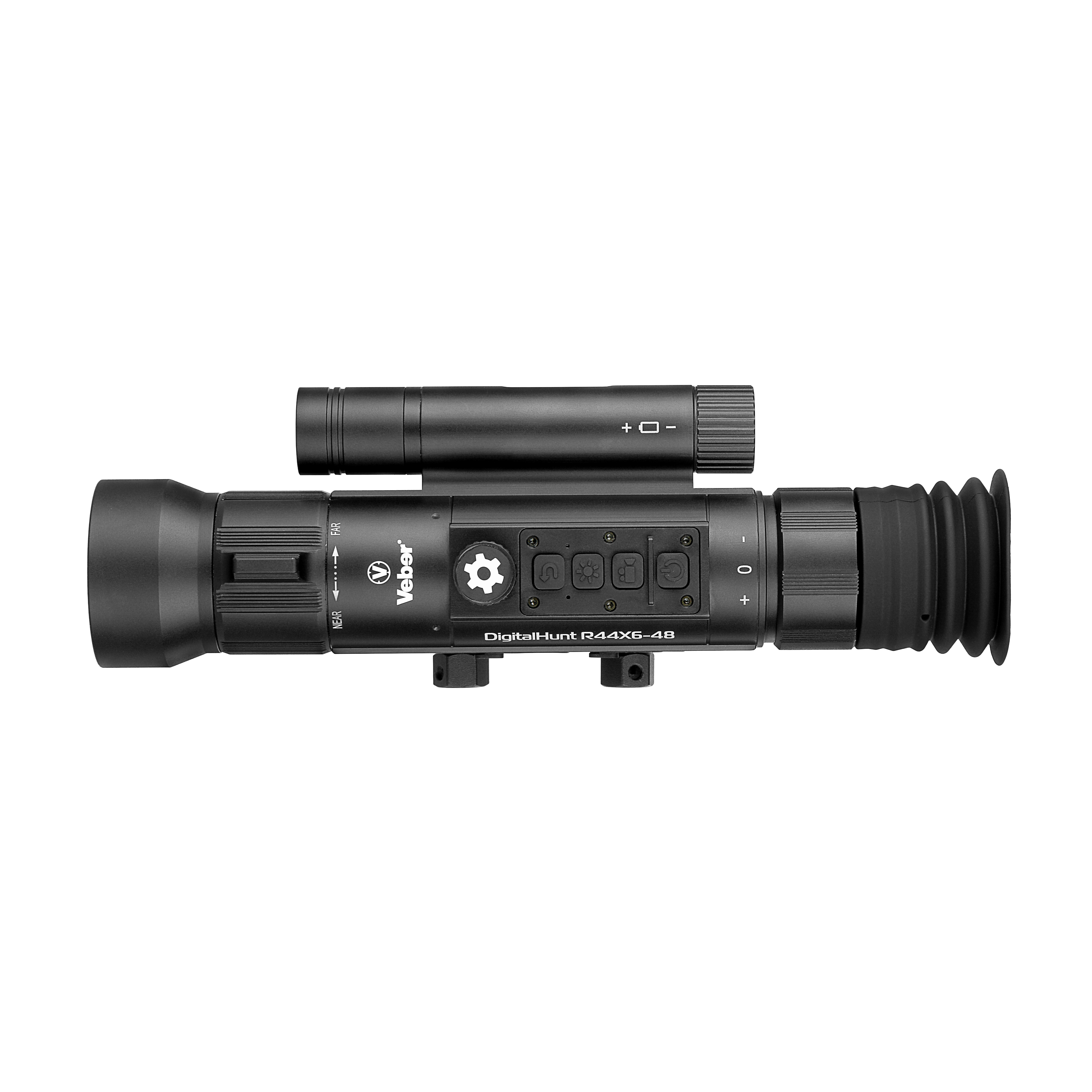 картинка Цифровой прицел Veber DigitalHunt R44X6-48, черный. арт.31883 от магазина Ultra-mart