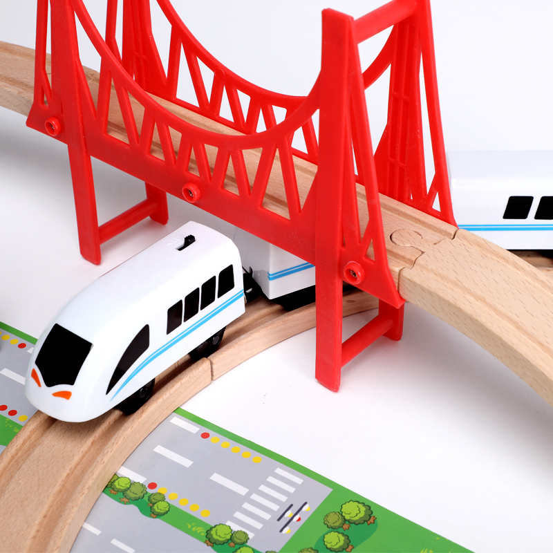 картинка Деревянная железная дорога UltraTOY Train-44 комплект от магазина Ultra-mart