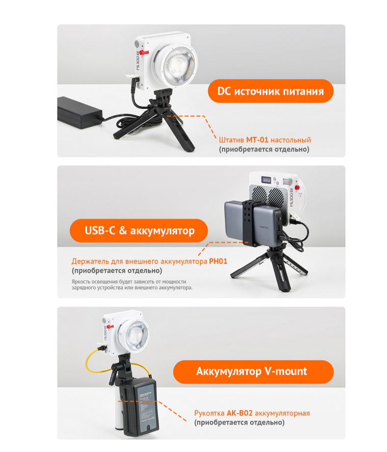 картинка Осветитель светодиодный Godox ML100Bi от магазина Ultra-mart