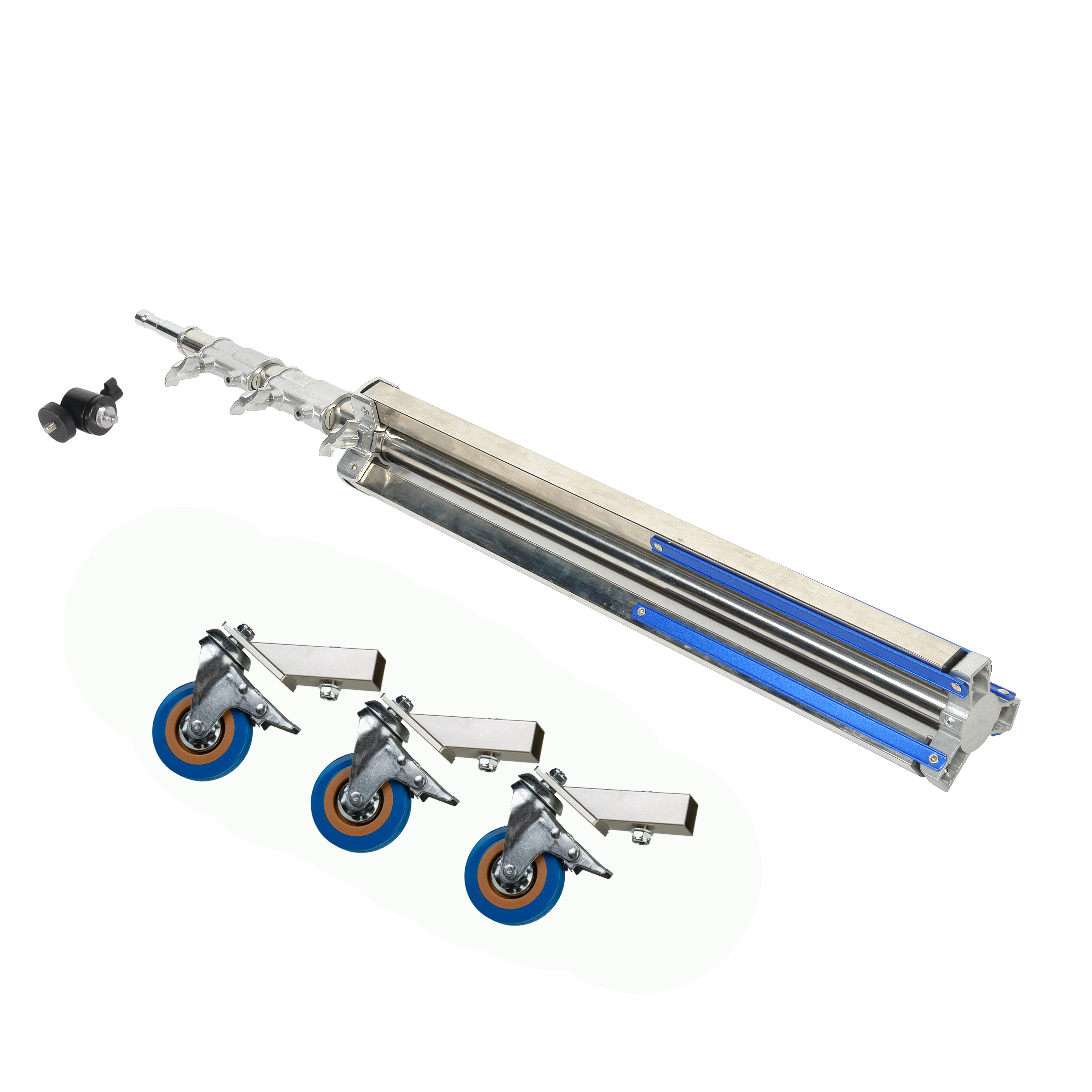 картинка Стойка стулийная GreenBean Titan 240 BABY STEEL с колесами  арт. 27411/32989 от магазина Ultra-mart