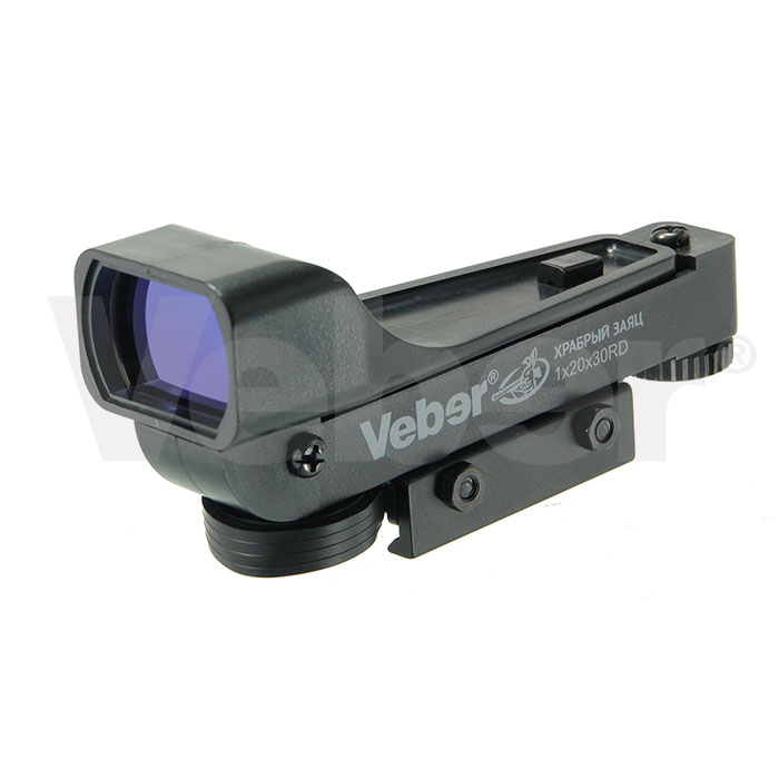 картинка Прицел коллиматорный Veber Храбрый Заяц 1x20x30 RD от магазина Ultra-mart