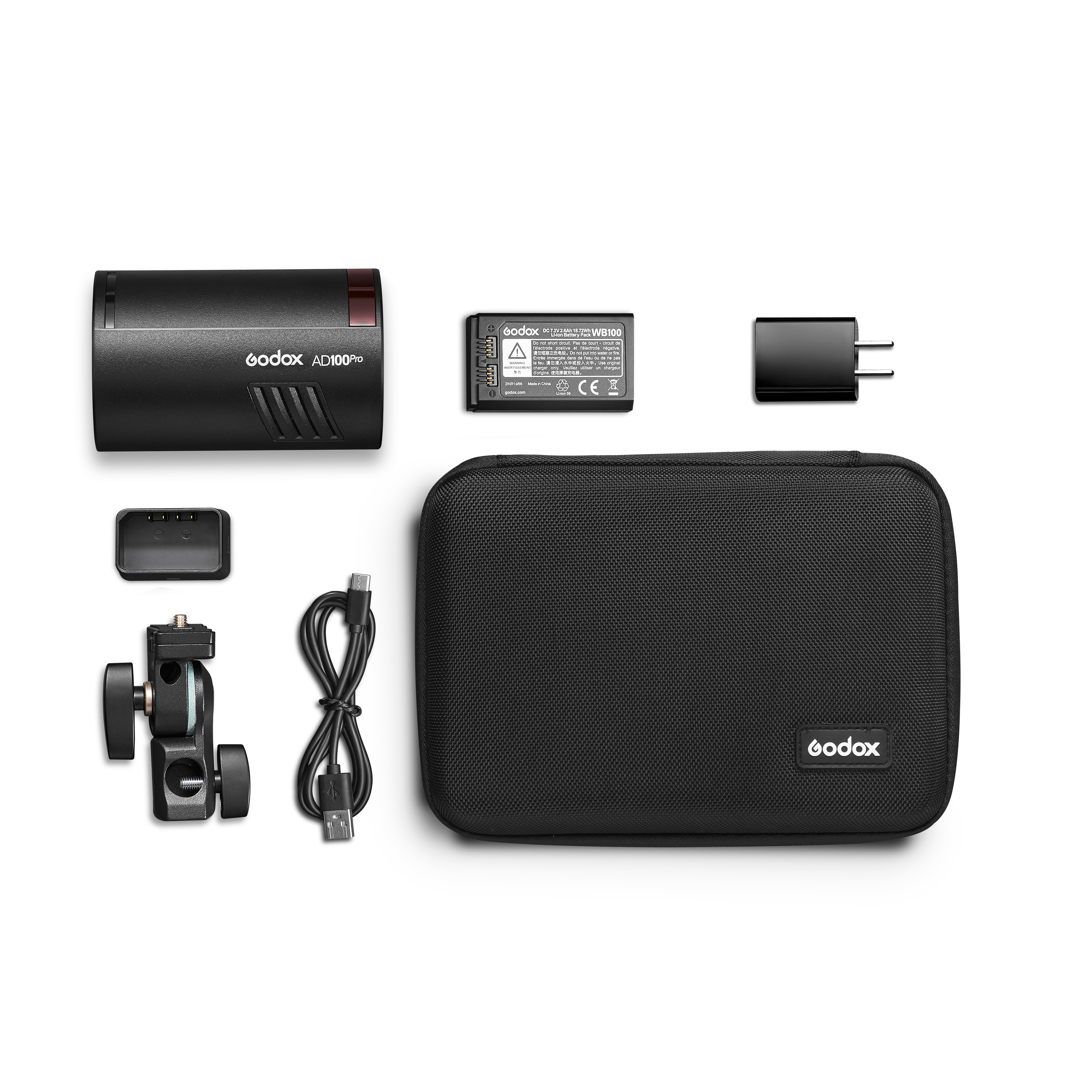 картинка Вспышка аккумуляторная Godox Witstro AD100Pro с поддержкой TTL от магазина Ultra-mart