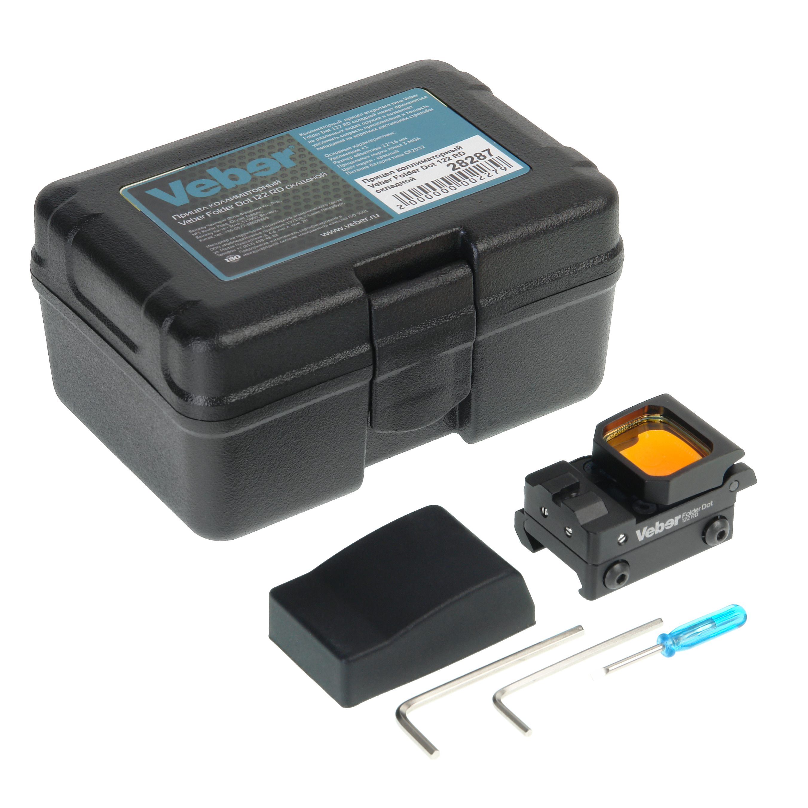 картинка Прицел коллиматорный Veber Folder Dot 122 RD складной арт.28287 от магазина Ultra-mart