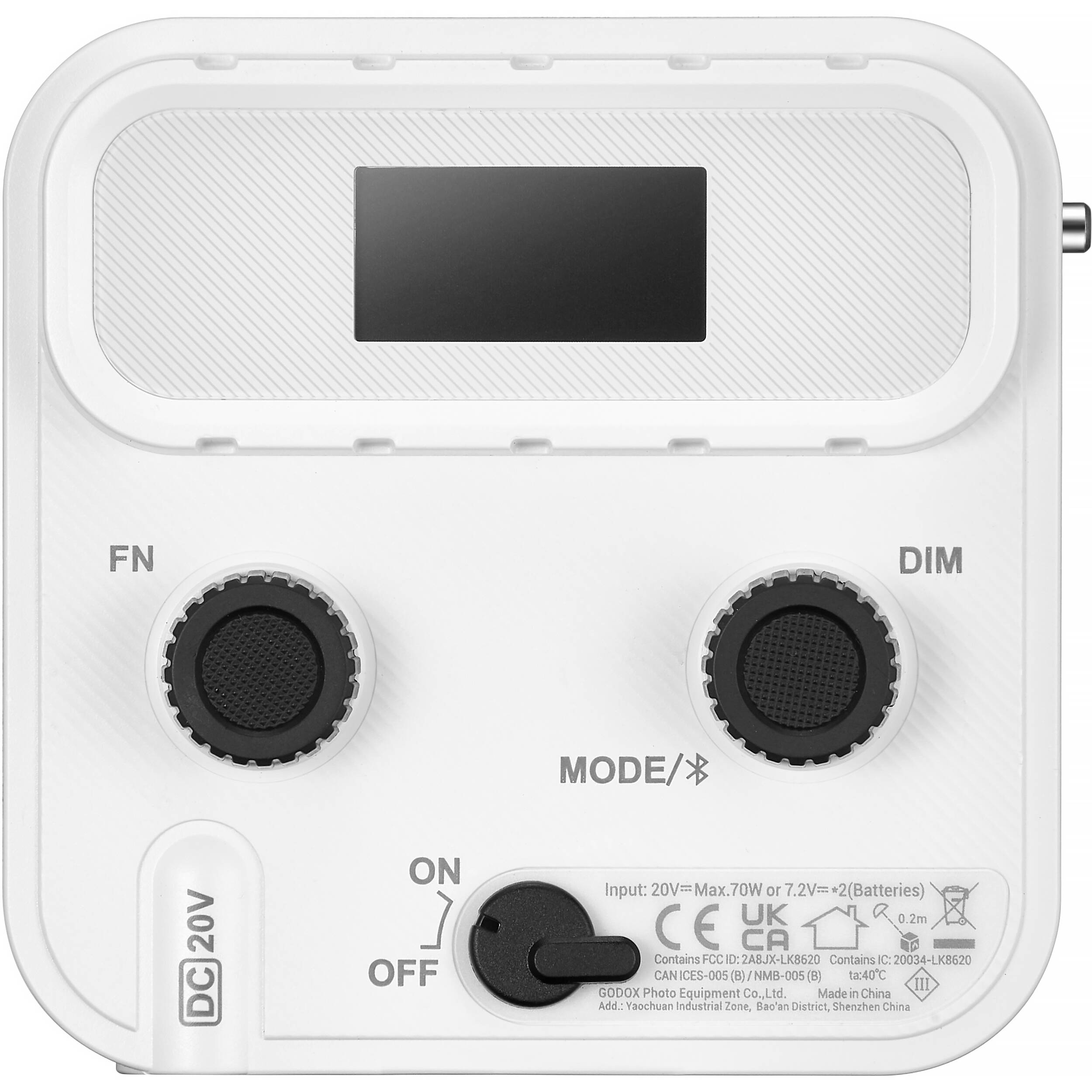 картинка Осветитель светодиодный Godox ML60II Bi, CRI 96+, TLCI 97+, 2800 - 6500 K арт. 31392 от магазина Ultra-mart