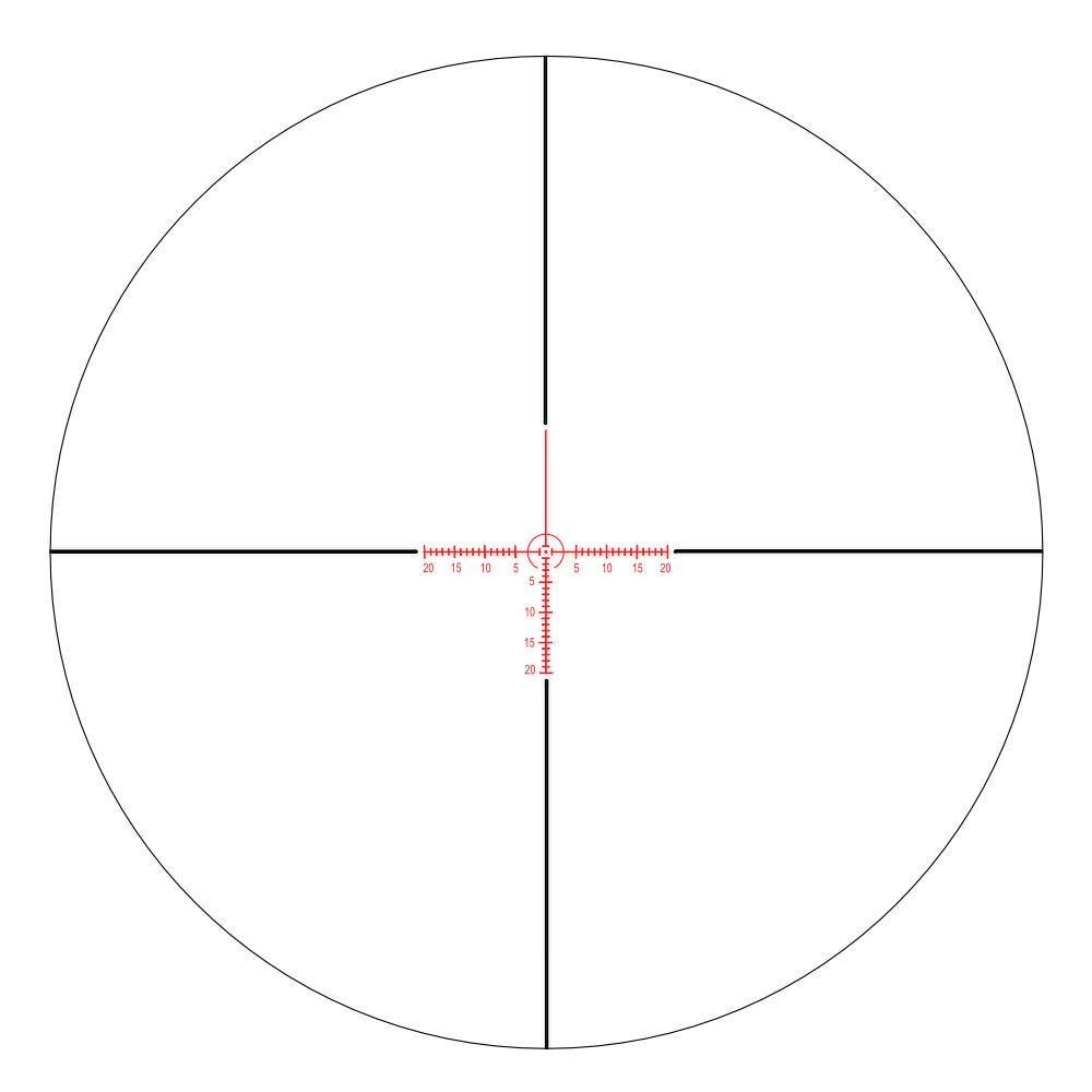 картинка Прицел оптический Veber Black Russian 1-4х24 RG загонник, арт.26245 от магазина Ultra-mart