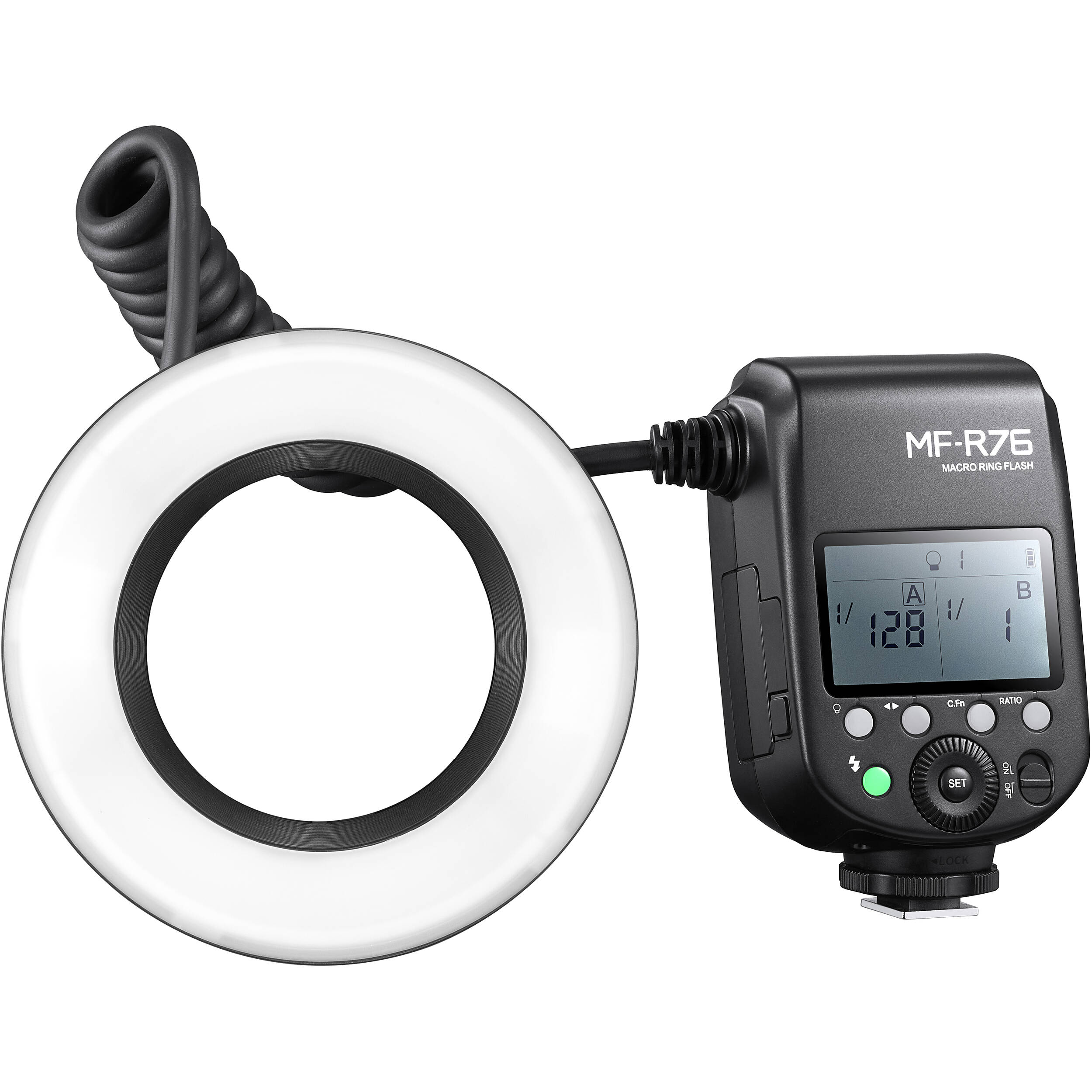 картинка Вспышка для макросъемки Godox MF-R76 кольцевая,  GN14, арт. 29139 от магазина Ultra-mart