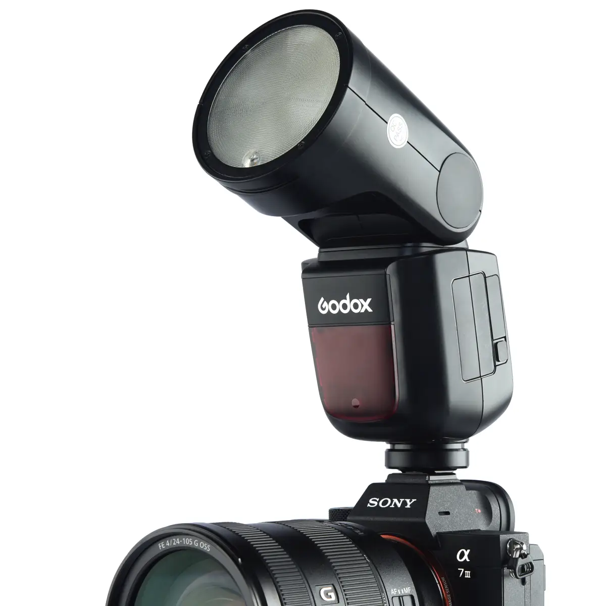 картинка Вспышка накамерная с круглой головкой Godox V1S для Sony   арт.27229 от магазина Ultra-mart