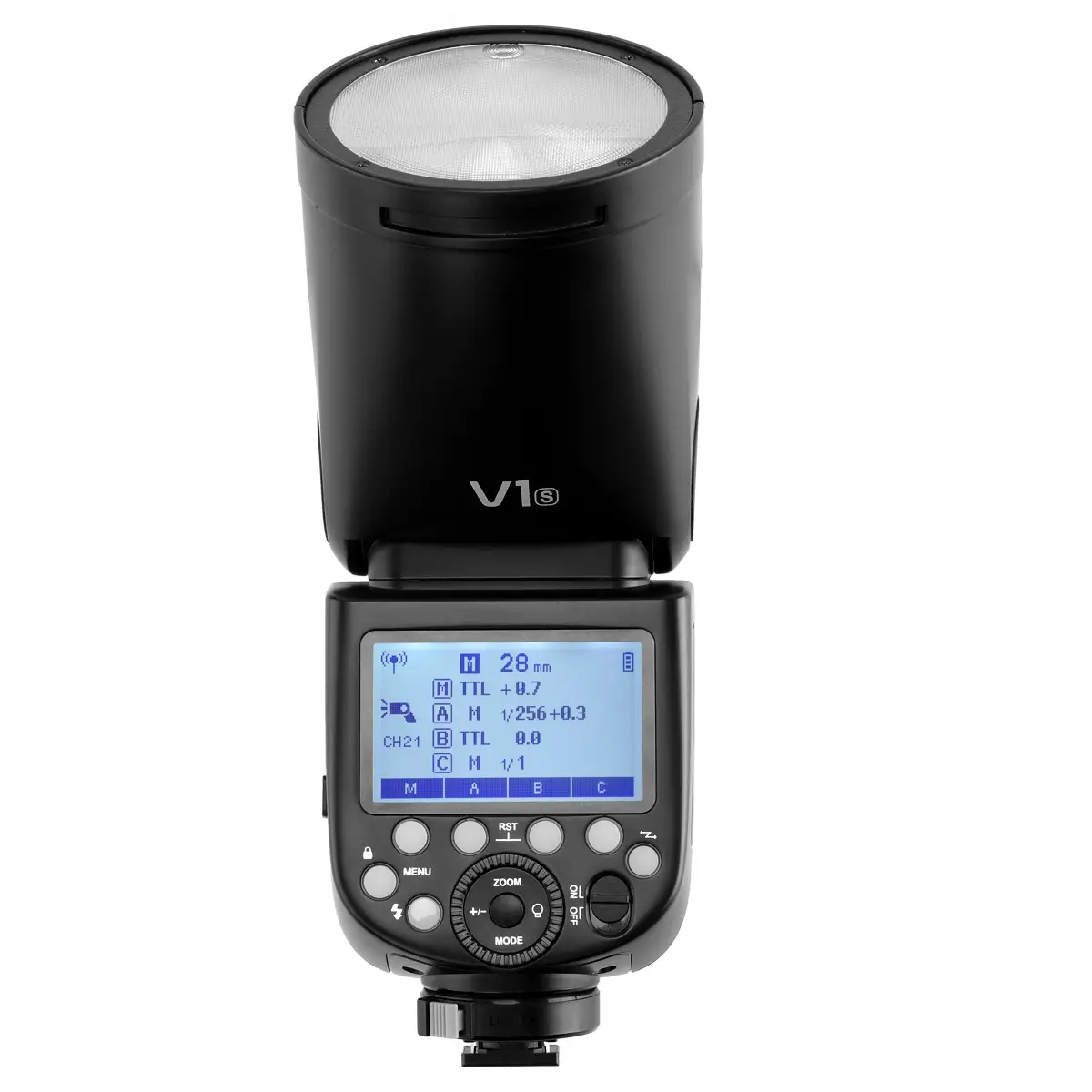 картинка Вспышка накамерная с круглой головкой Godox V1S для Sony   арт.27229 от магазина Ultra-mart