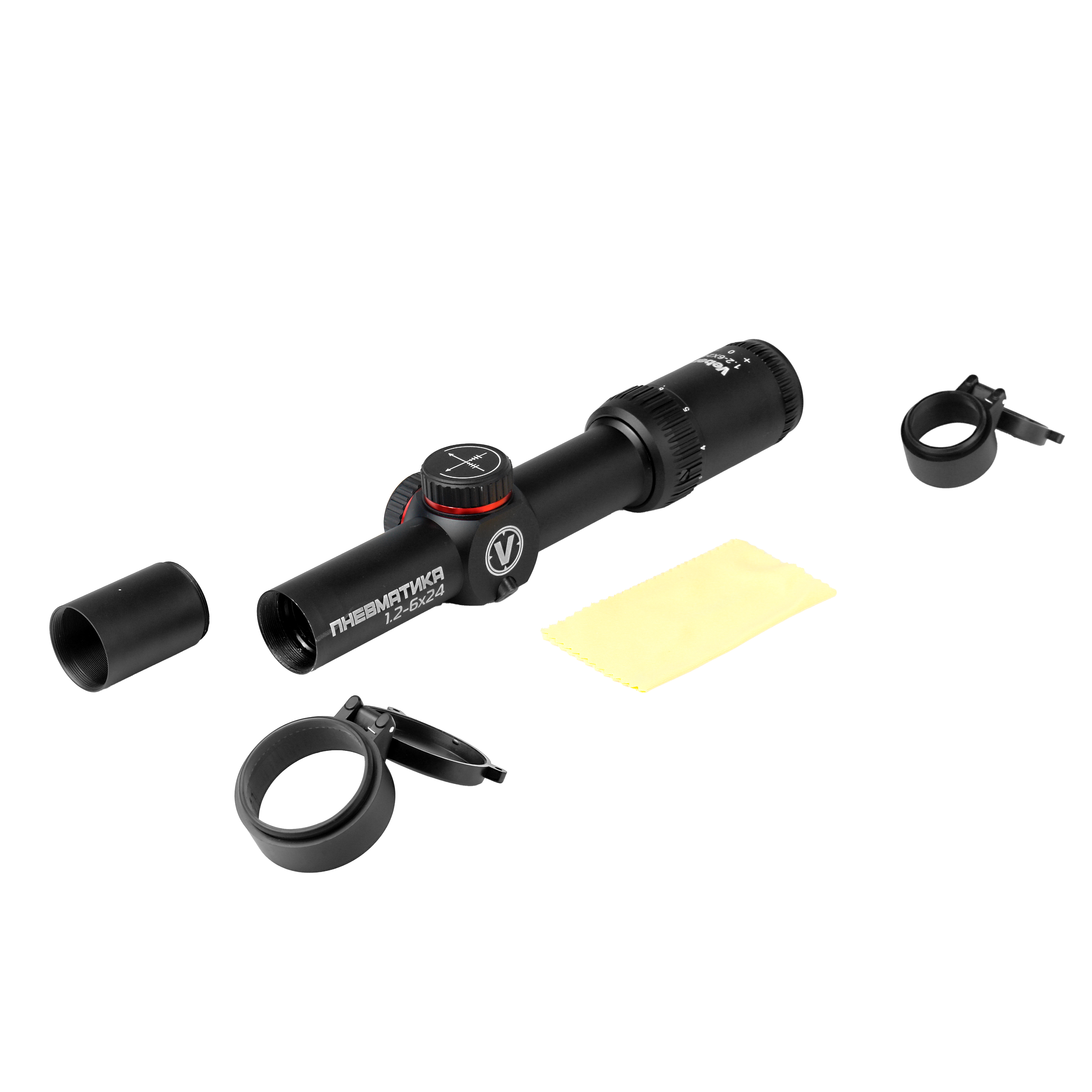 картинка Прицел оптический Veber Пневматика 1.2-6х24 от магазина Ultra-mart