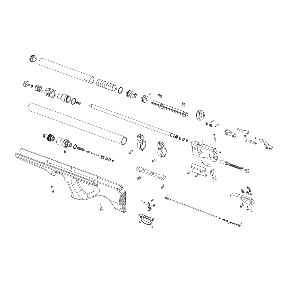 картинка Винтовка пневматическая STRIKE ONE "B028" кал.4,5mm (.177) не более 3,0Дж от магазина Ultra-mart