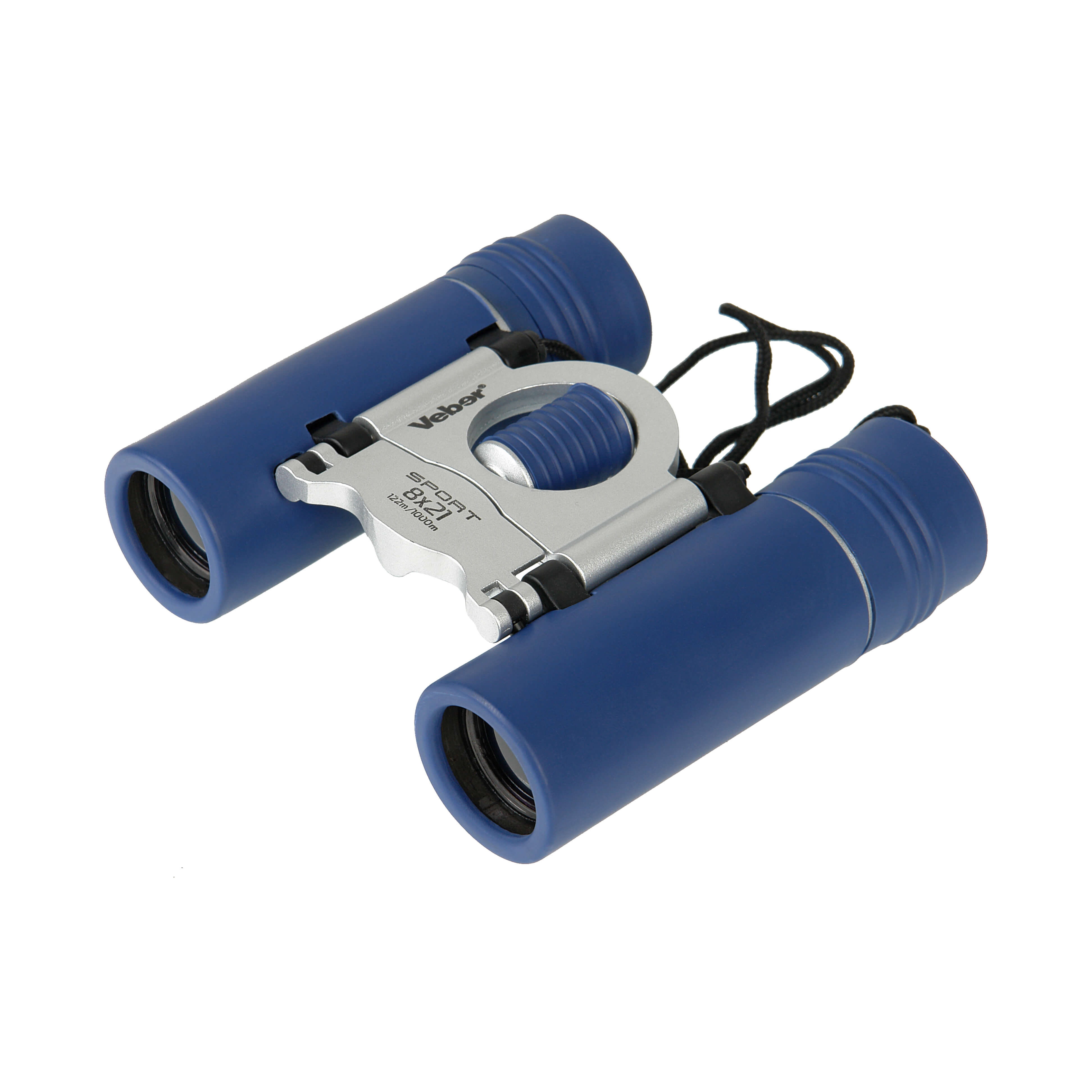 картинка Бинокль Veber Sport new БН 8x21 черный/синий/серебристый от магазина Ultra-mart