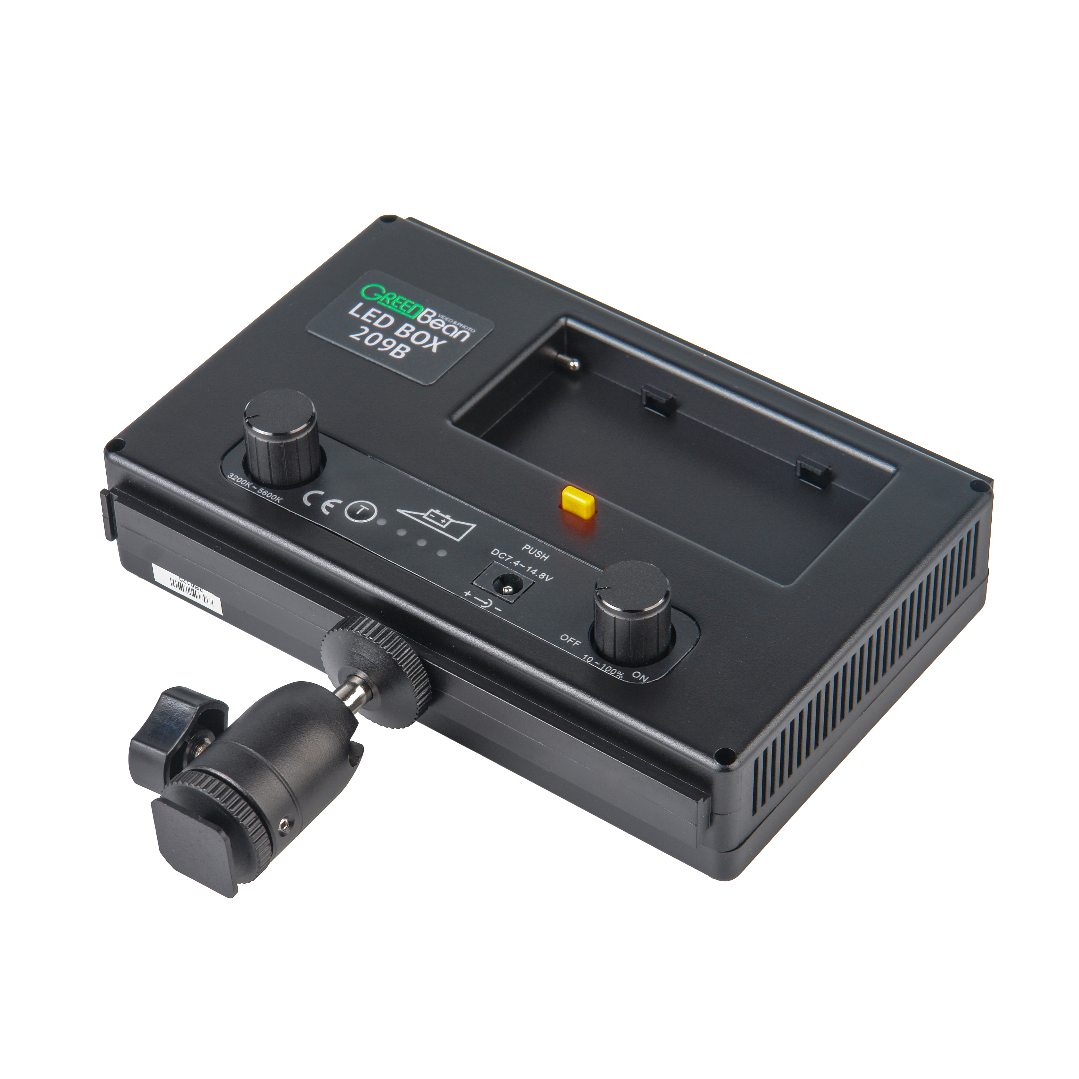 картинка Осветитель GreenBean LED BOX 209B накамерный светодиодный, арт.33118 от магазина Ultra-mart