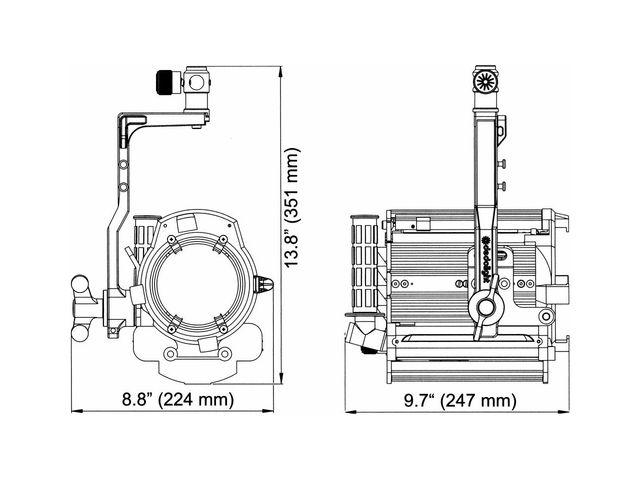 картинка Точечный галогенный осветитель Dedolight DLH652T студийный от магазина Ultra-mart
