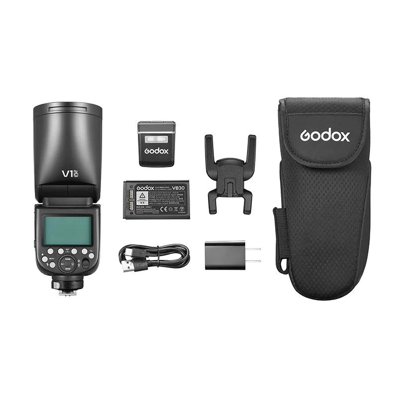 картинка Вспышка накамерная с круглой головкой Godox V1Pro N TTL для Nikon, арт. 31644 от магазина Ultra-mart