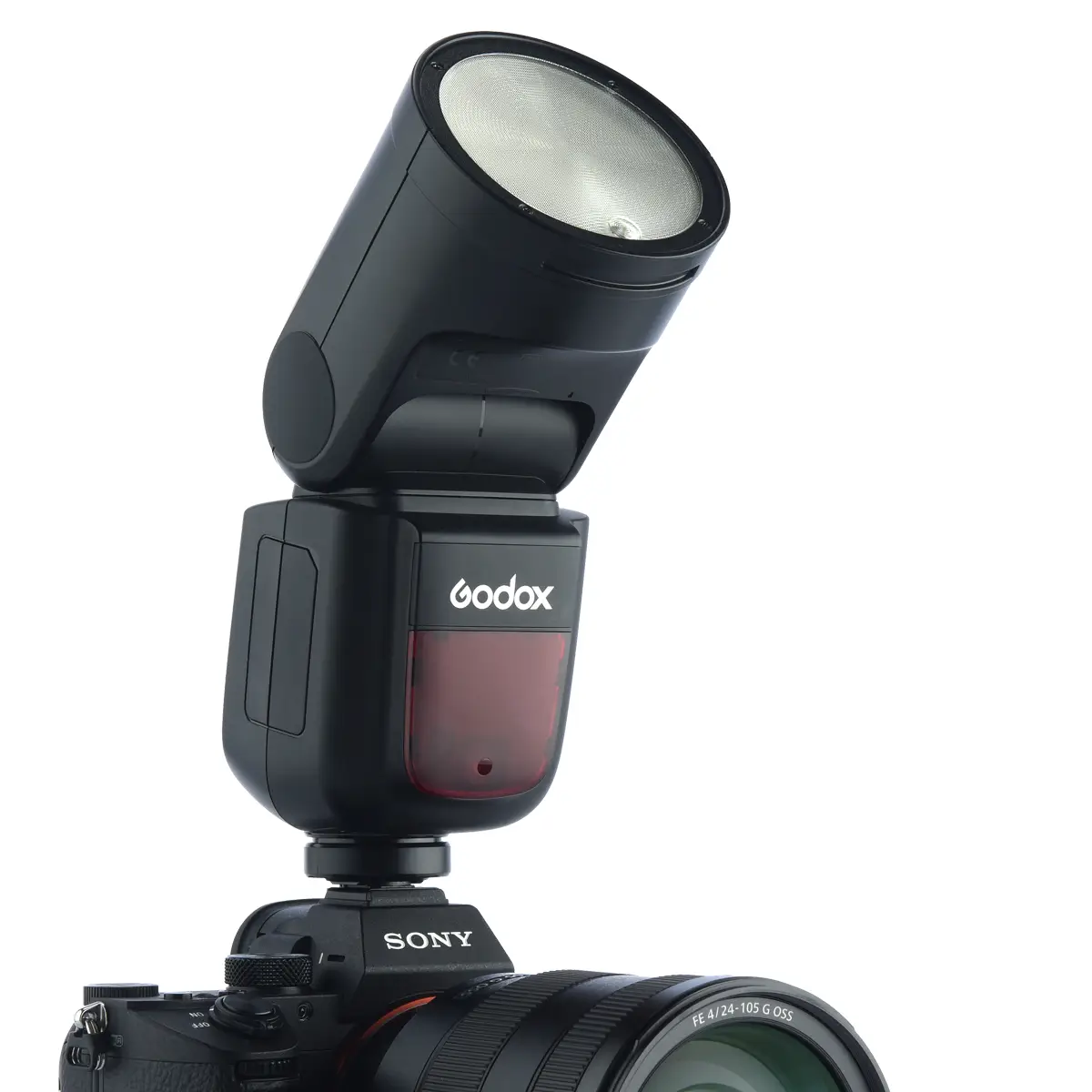 картинка Вспышка накамерная с круглой головкой Godox V1S для Sony   арт.27229 от магазина Ultra-mart