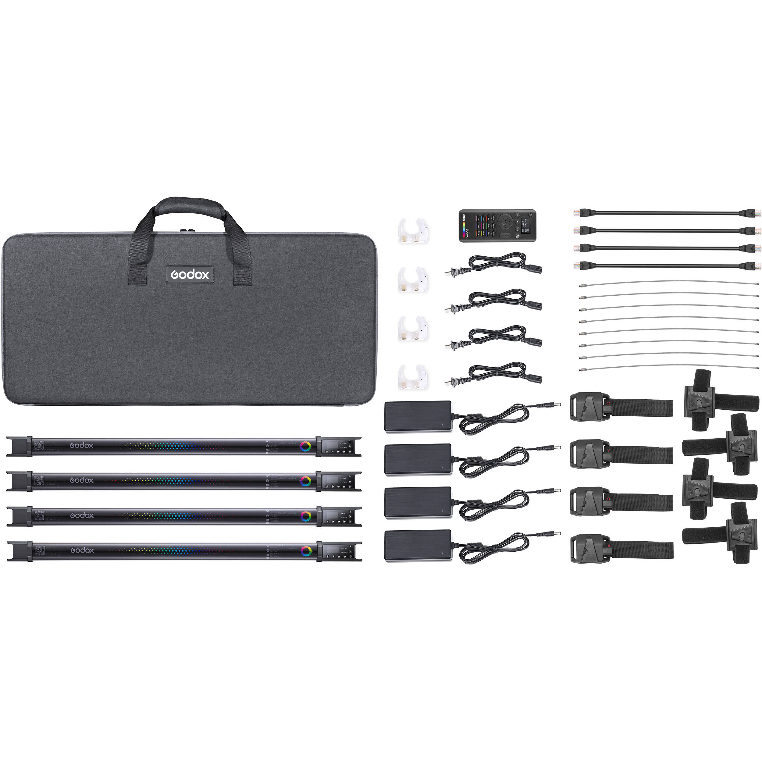 картинка Комплект светодиодных осветителей Godox TL60*4 kit для видеосъемки от магазина Ultra-mart