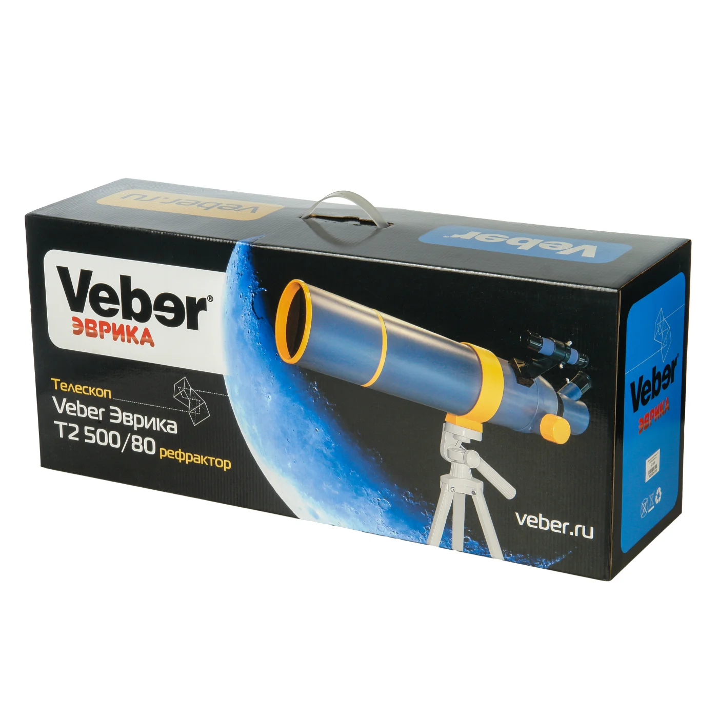 картинка Телескоп Veber Эврика T2 500/80 рефрактор от магазина Ultra-mart