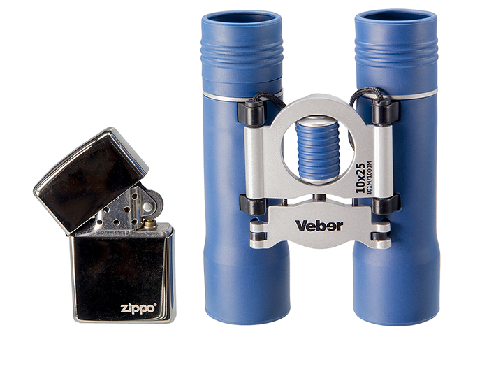 картинка Бинокль Veber Sport new БН 10x25 синий/серебристый от магазина Ultra-mart