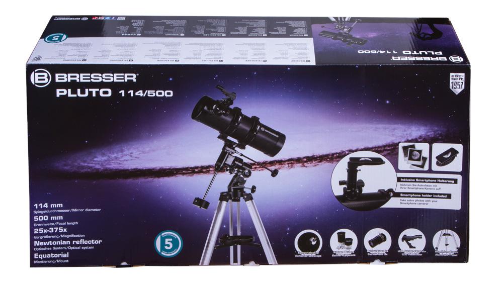 картинка Телескоп Bresser Pluto 114/500 EQ от магазина Ultra-mart