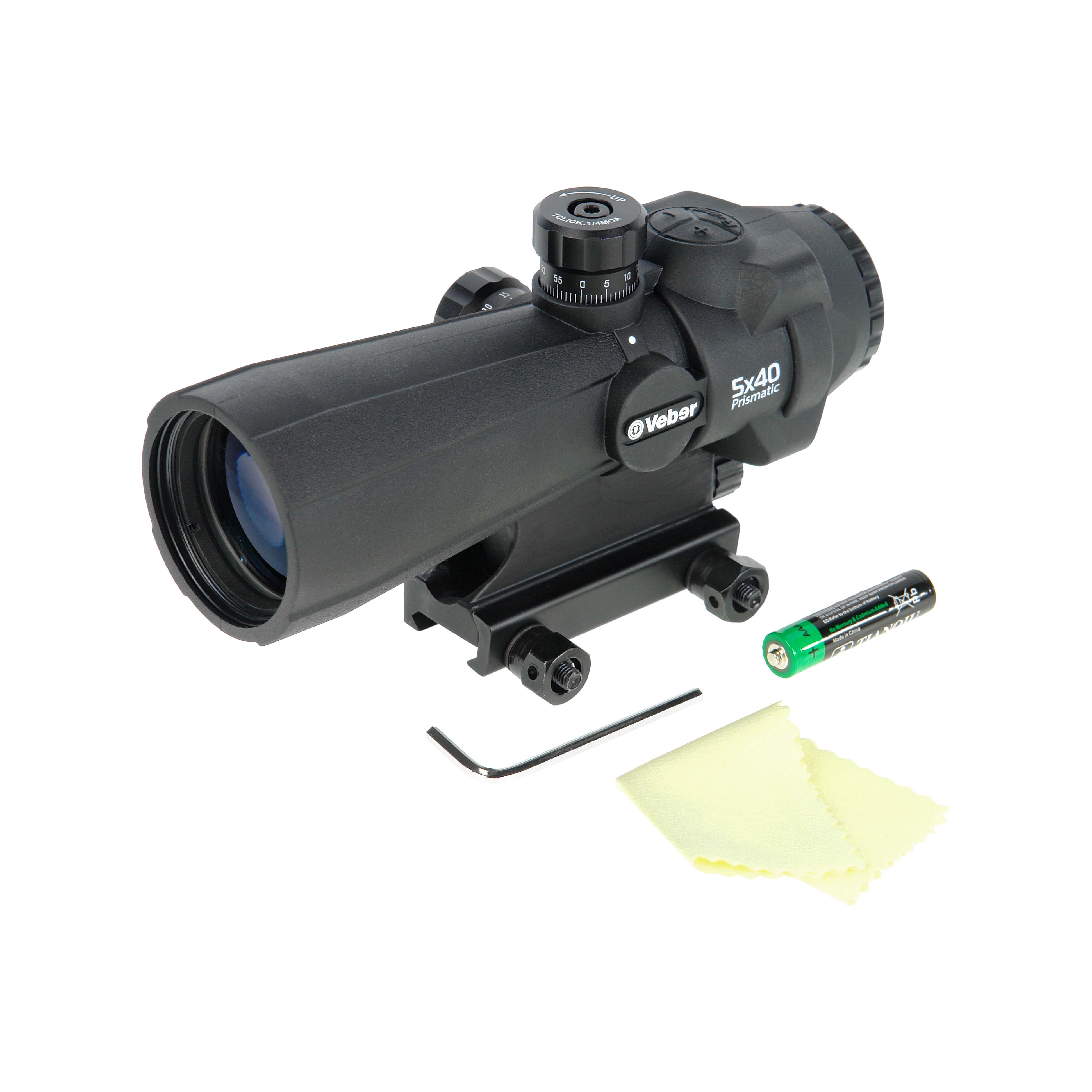 картинка Прицел оптический Veber Wolf Prismatic 5х40 RGB от магазина Ultra-mart