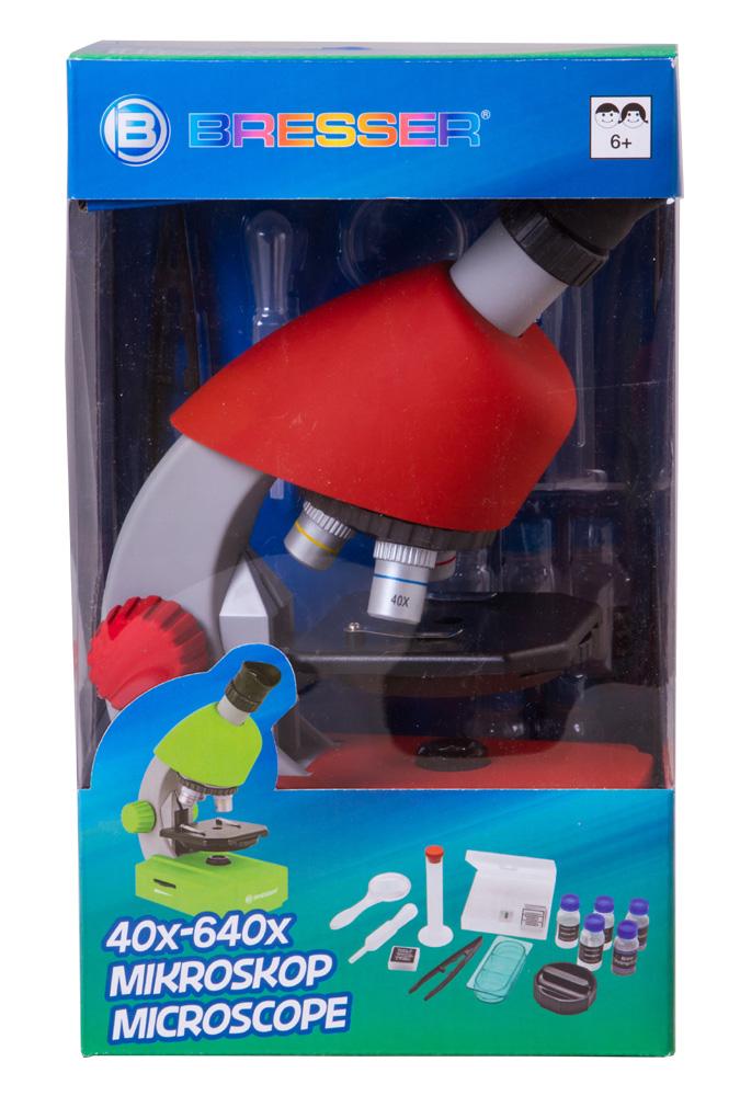 картинка Микроскоп Bresser Junior 40x-640x, красный от магазина Ultra-mart