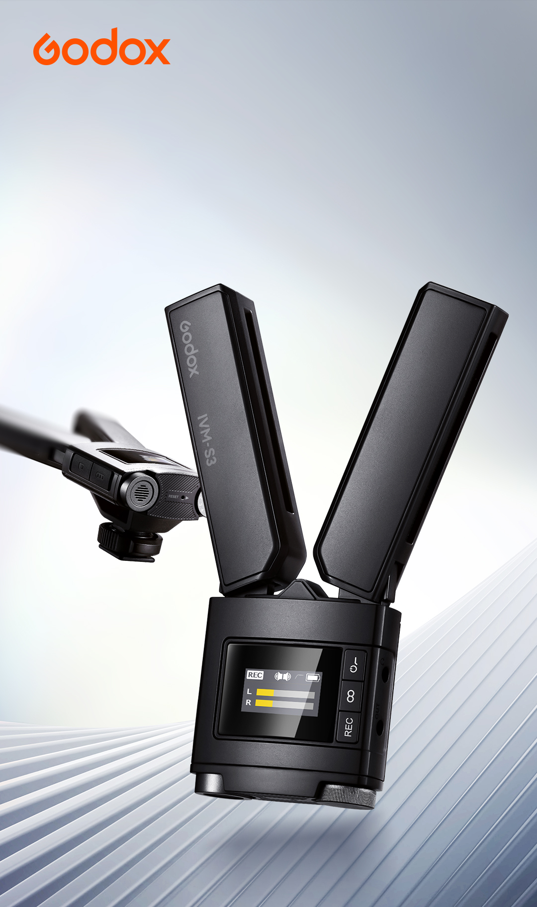 картинка Стерео микрофон Godox IVM-S3 накамерный от магазина Ultra-mart