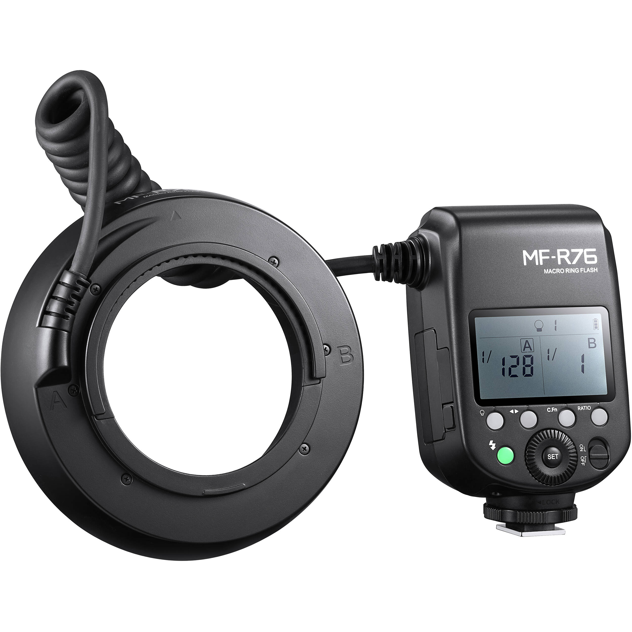 картинка Вспышка для макросъемки Godox MF-R76 кольцевая,  GN14, арт. 29139 от магазина Ultra-mart