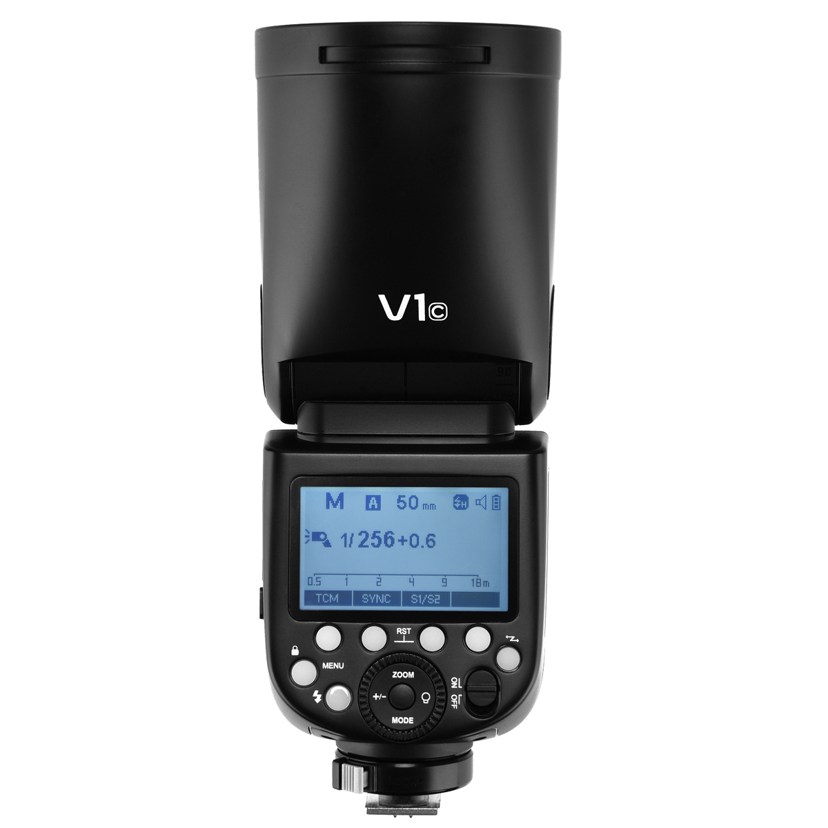 картинка Вспышка накамерная с круглой головкой Godox V1C для Canon, арт. 27231 от магазина Ultra-mart