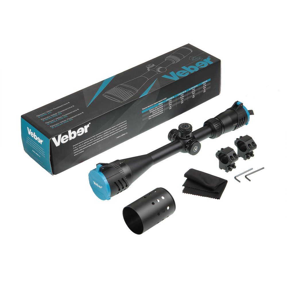 картинка Прицел Veber Пневматика II 6-24X44 AOE RG от магазина Ultra-mart