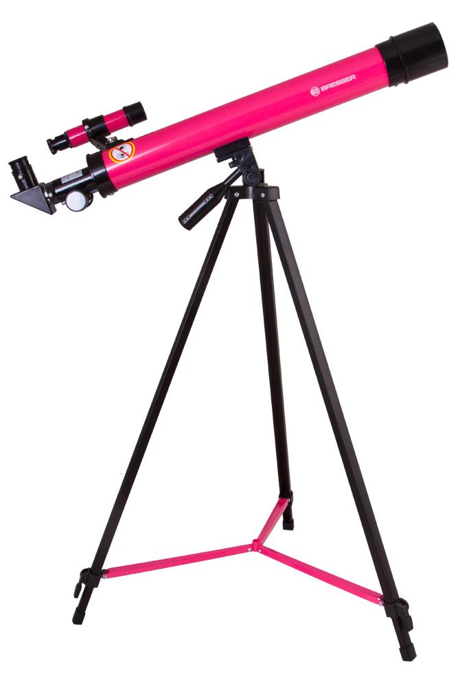 картинка Телескоп Bresser Junior Space Explorer 45/600, розовый от магазина Ultra-mart