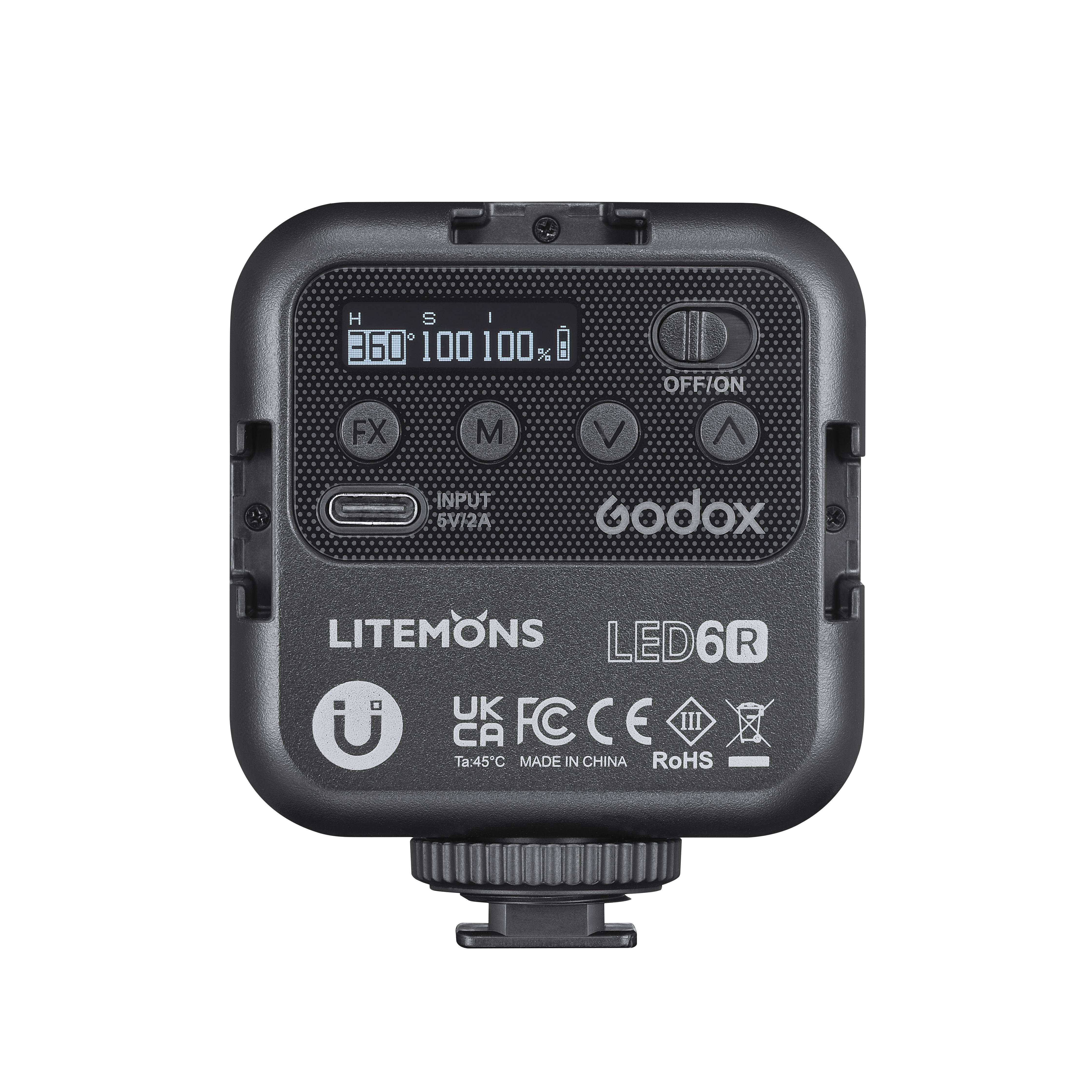 картинка Осветитель светодиодный Godox LITEMONS LED6R RGB накамерный от магазина Ultra-mart