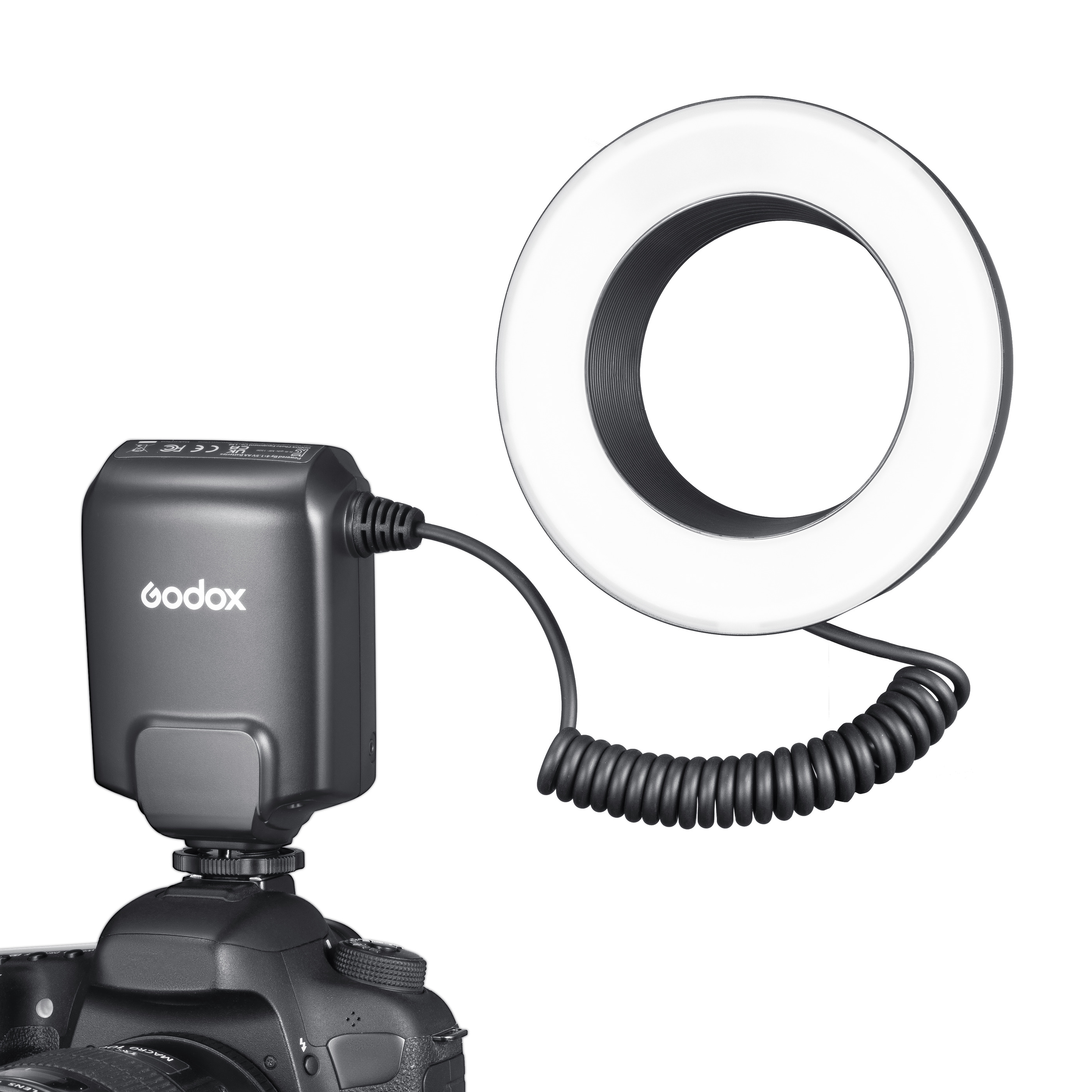 картинка Вспышка для макросъемки Godox ML-150II кольцевая, 12GN, арт.30093 от магазина Ultra-mart