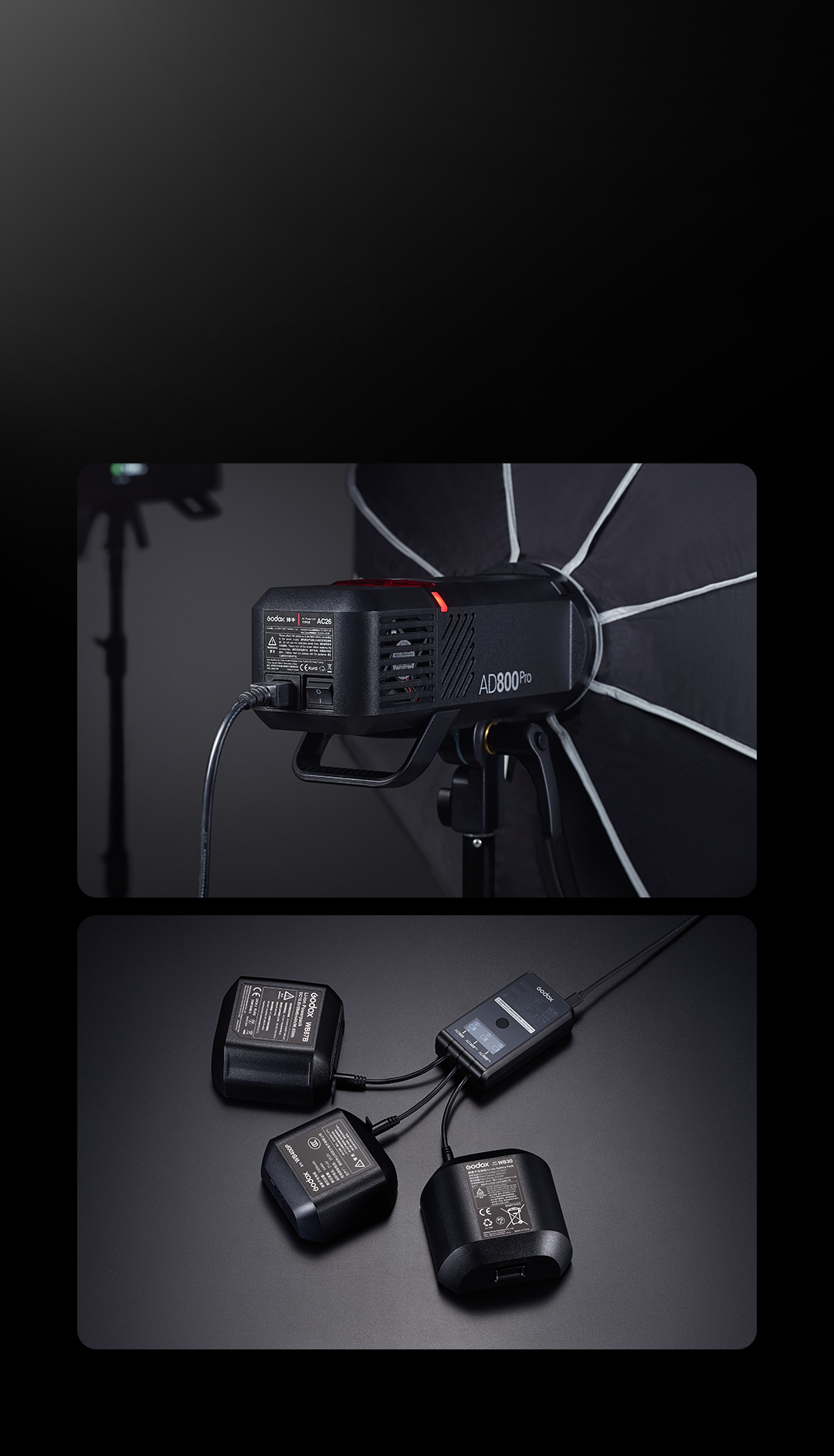 картинка Вспышка аккумуляторная Godox Witstro AD800Pro, 800 Дж, арт. 33408 от магазина Ultra-mart