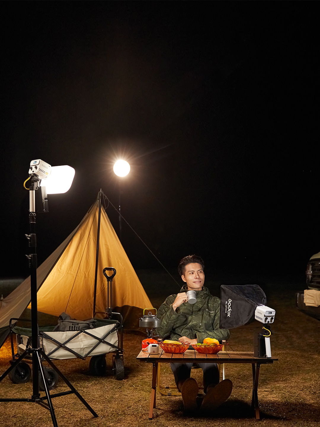 картинка Осветитель светодиодный Godox ML60II Bi, CRI 96+, TLCI 97+, 2800 - 6500 K арт. 31392 от магазина Ultra-mart