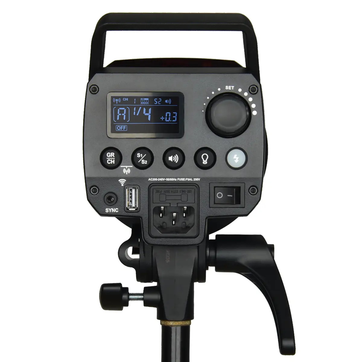 картинка Вспышка студийная Godox MS200V,  байонет Bowens, LED-лампа 10Вт,  арт.29930 от магазина Ultra-mart
