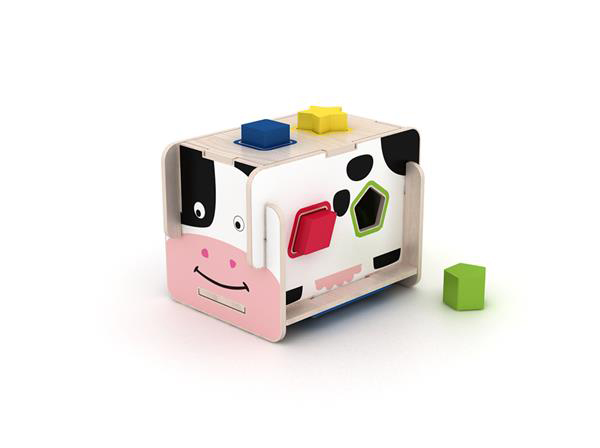 картинка building cow shape sorter UltraTOY от магазина Ultra-mart