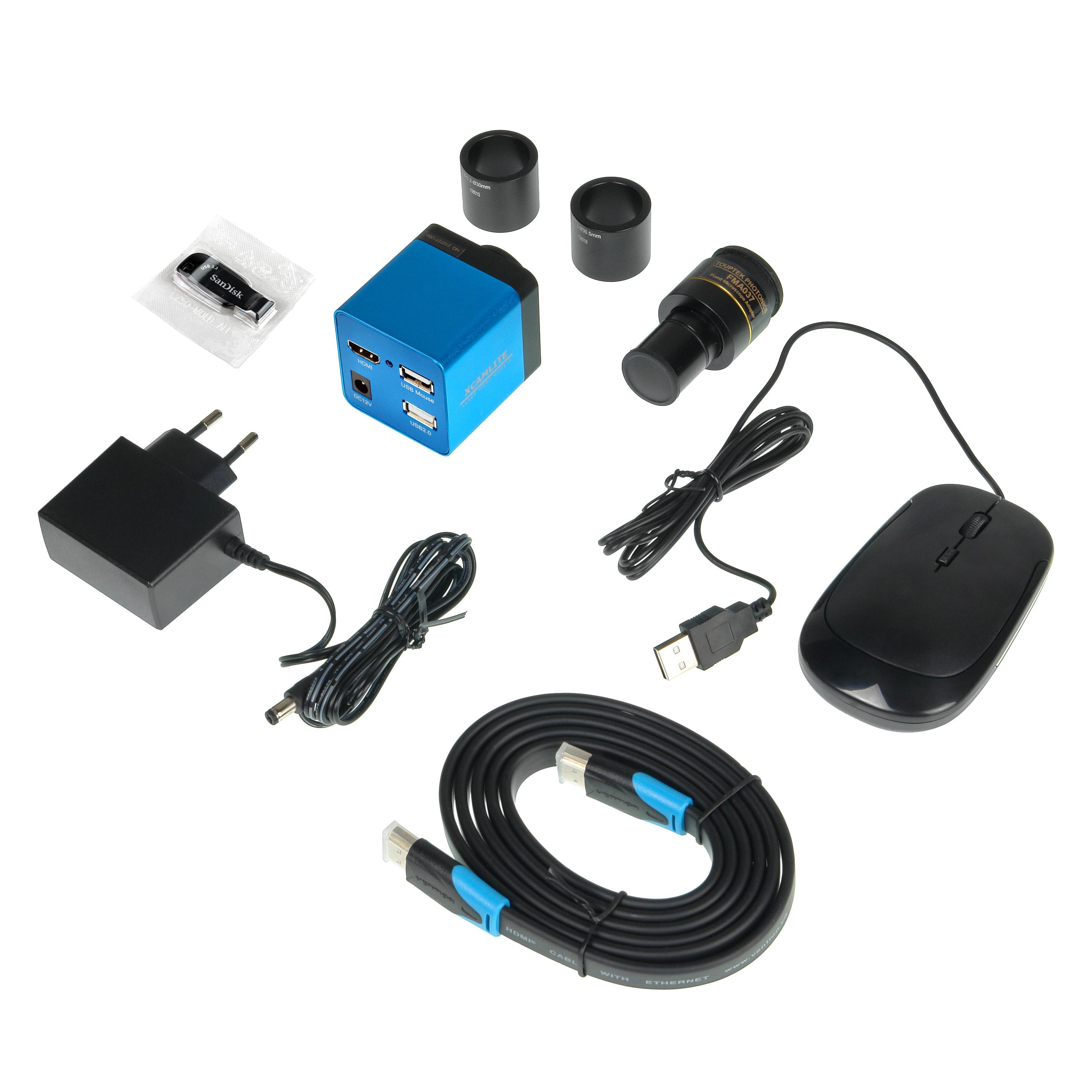 картинка Видеоокуляр ToupCam XCAMLITE1080PA HDMI USB от магазина Ultra-mart