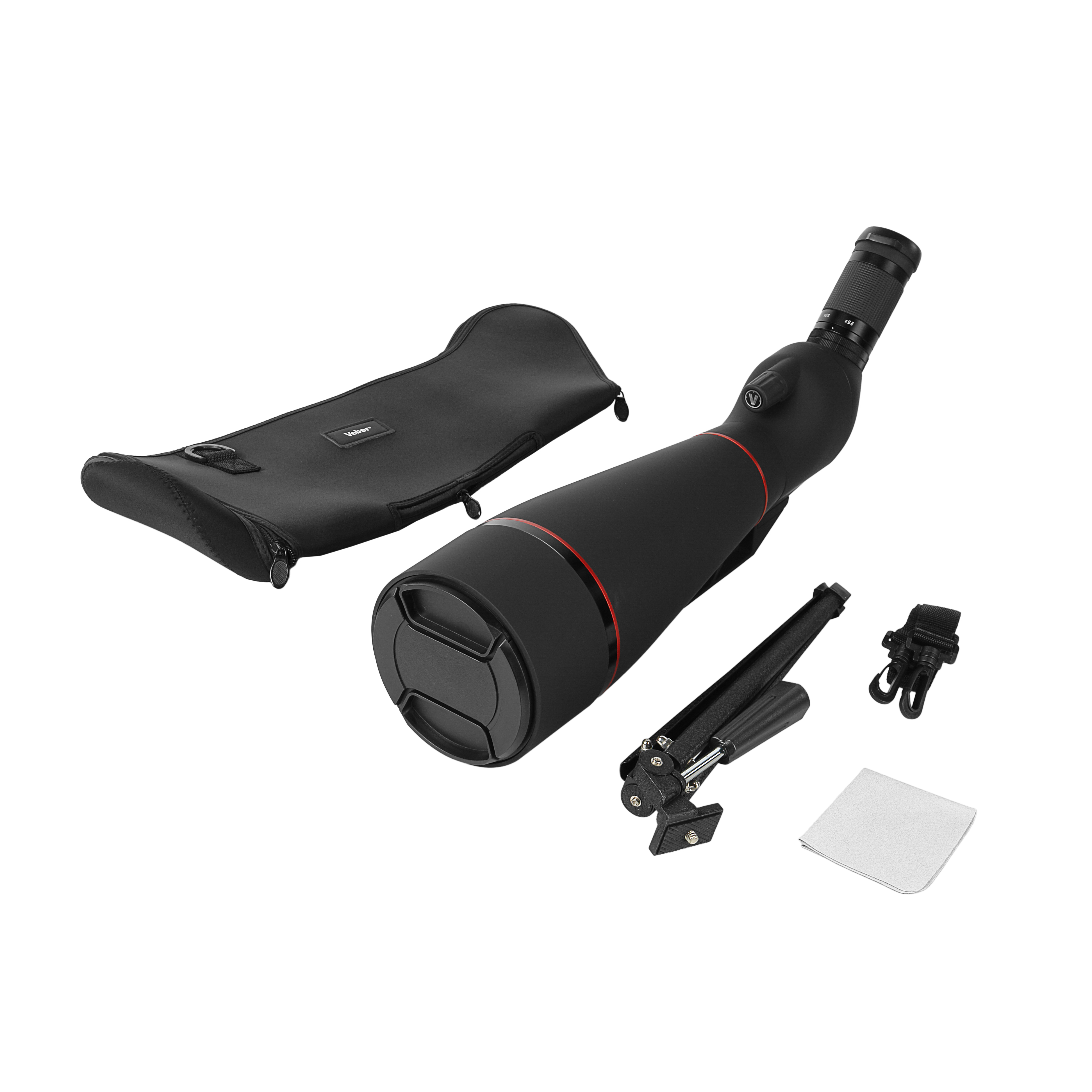 картинка Зрительная труба  Veber 25-75x100Pro, пылевлагозащита, FMC, арт.28396 от магазина Ultra-mart