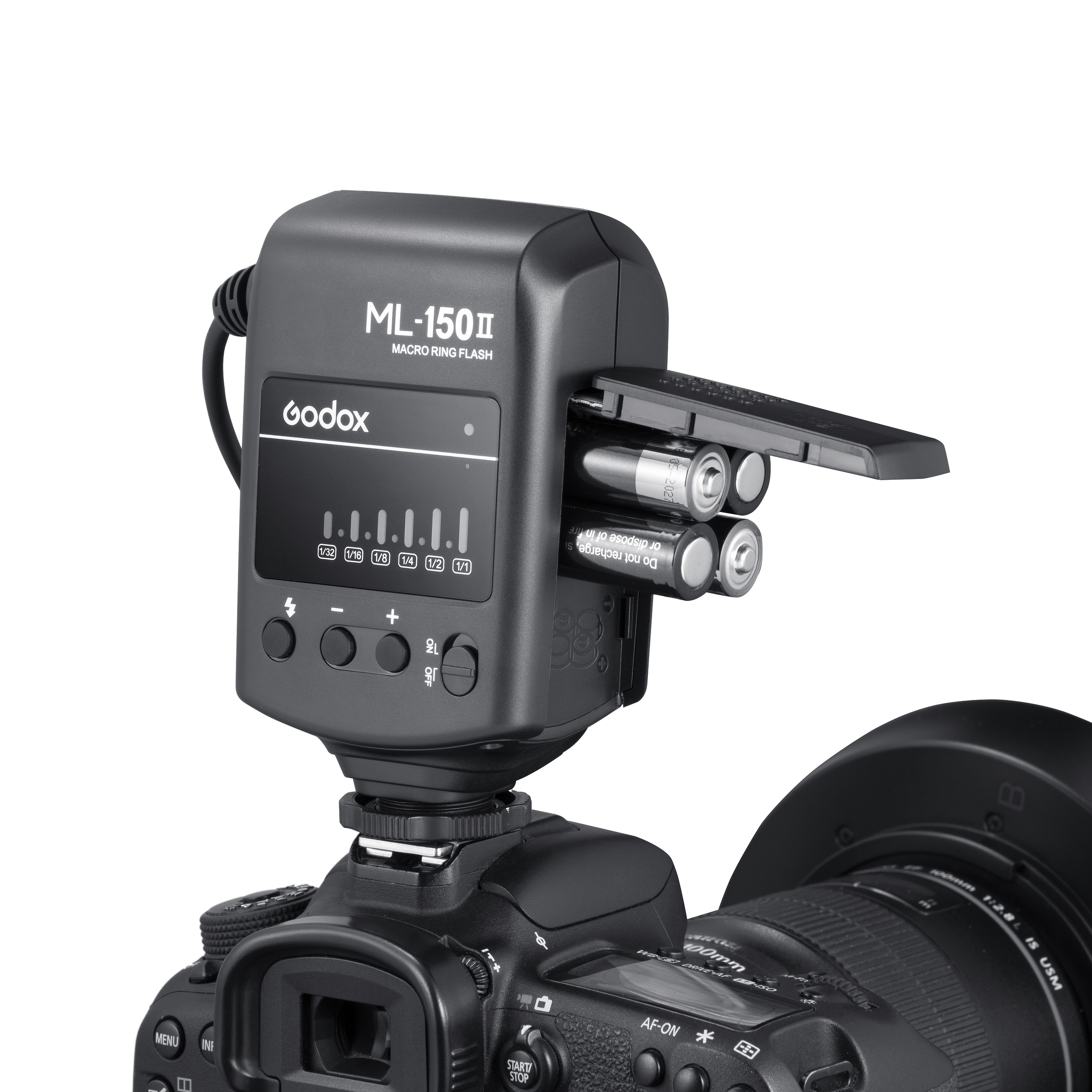 картинка Вспышка для макросъемки Godox ML-150II кольцевая, 12GN, арт.30093 от магазина Ultra-mart
