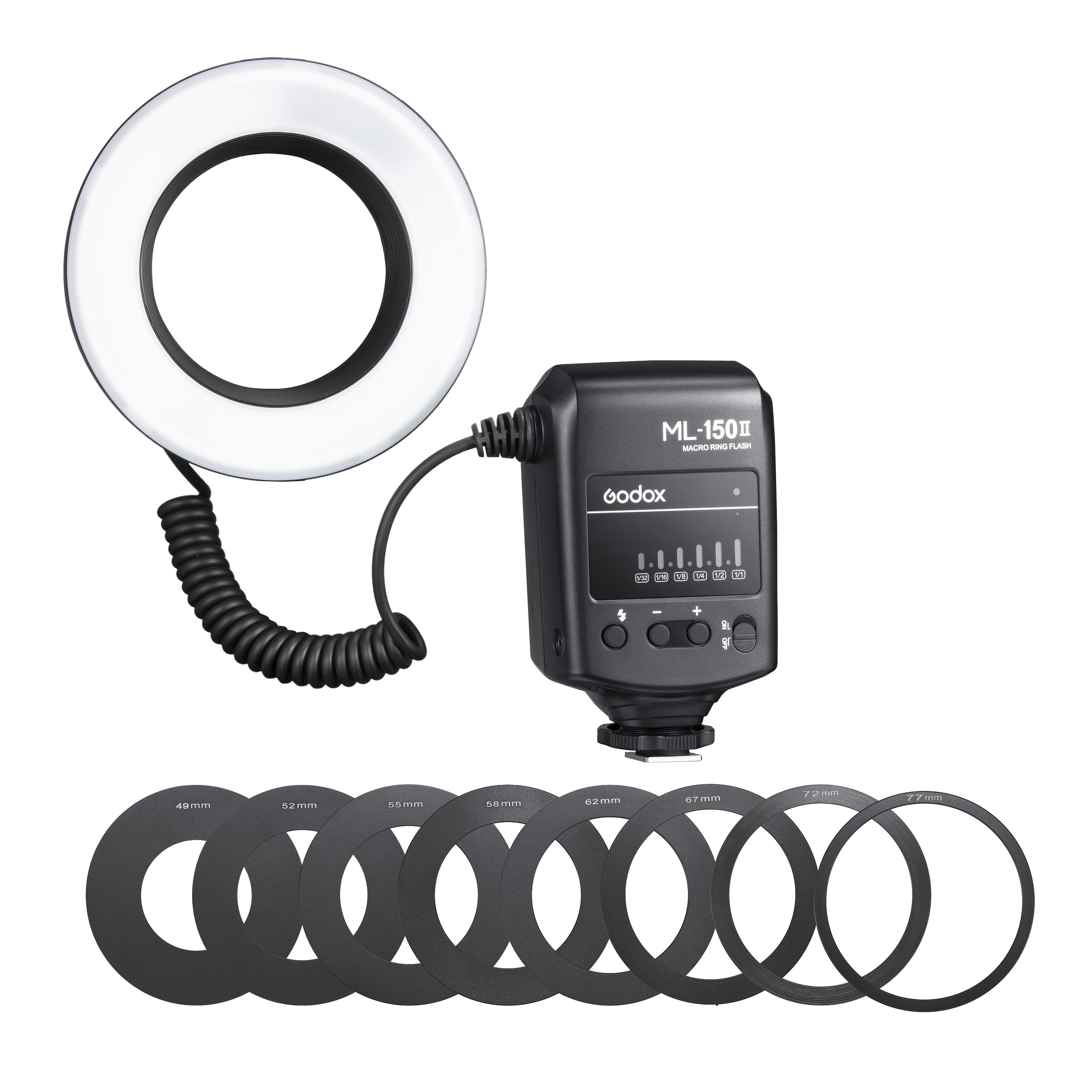 картинка Вспышка для макросъемки Godox ML-150II кольцевая, 12GN, арт.30093 от магазина Ultra-mart